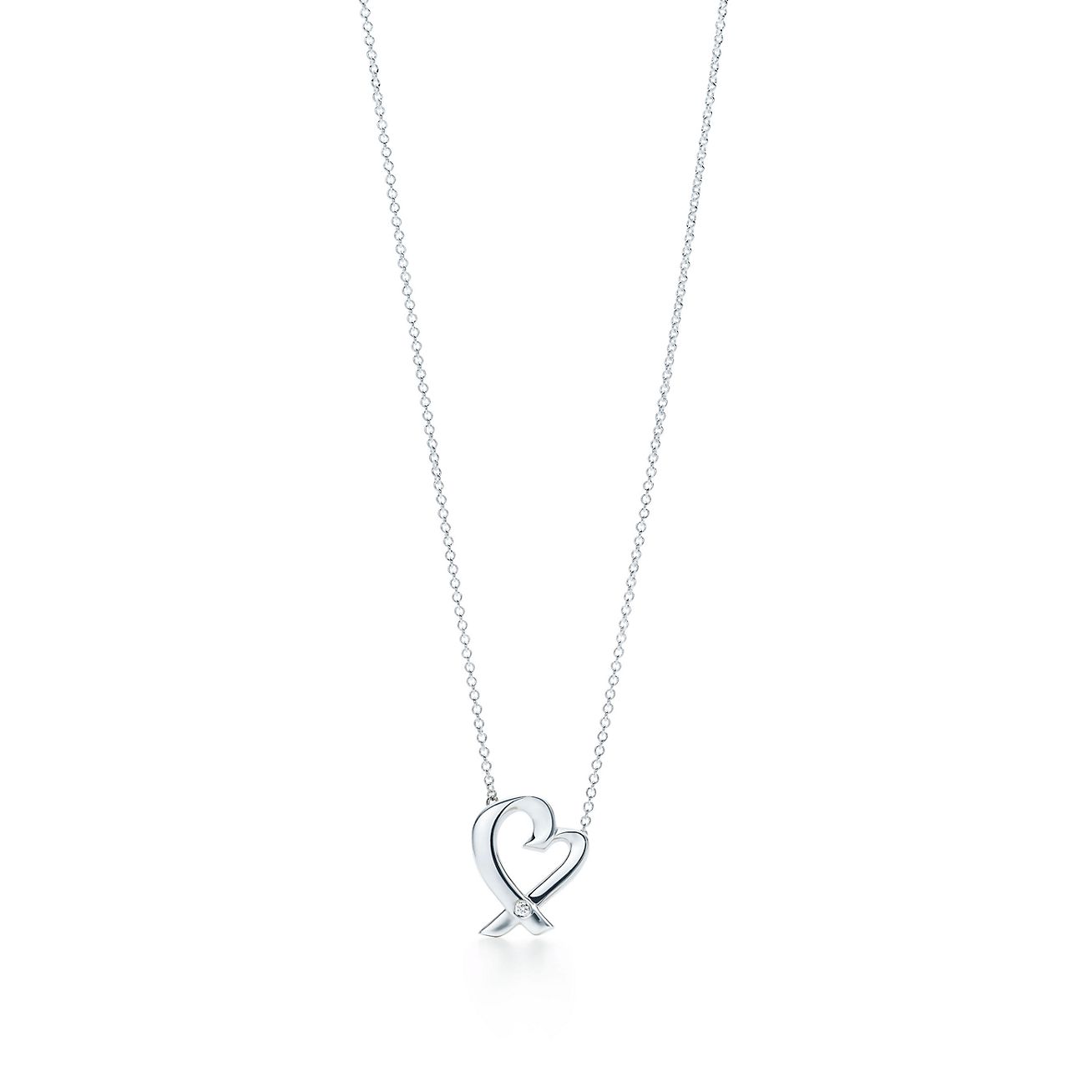 tiffany and co paloma picasso loving heart necklace