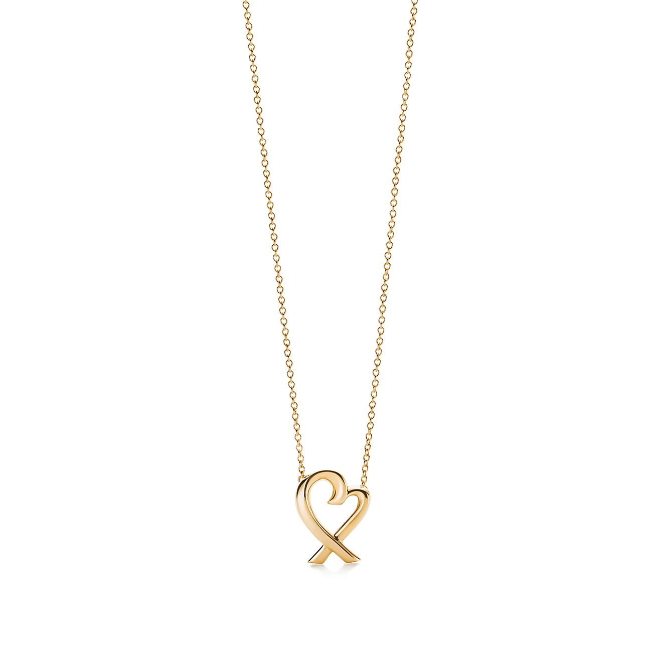 tiffany paloma heart necklace