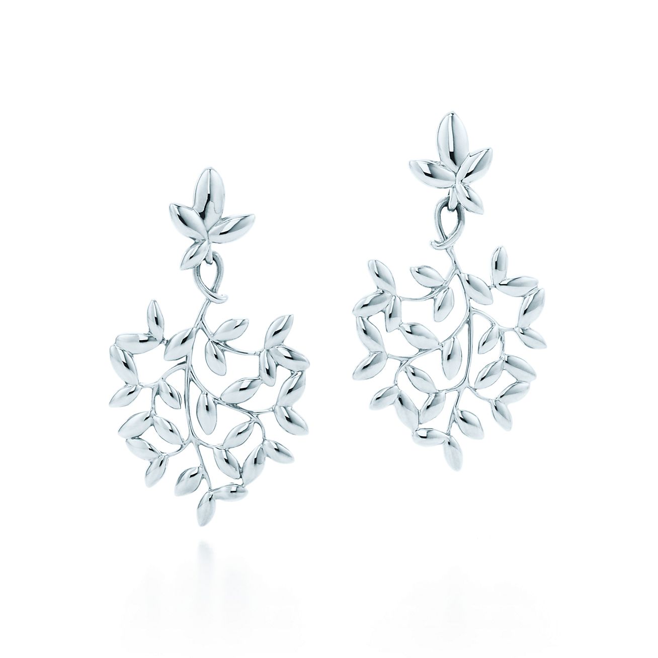 paloma picasso olive leaf earrings