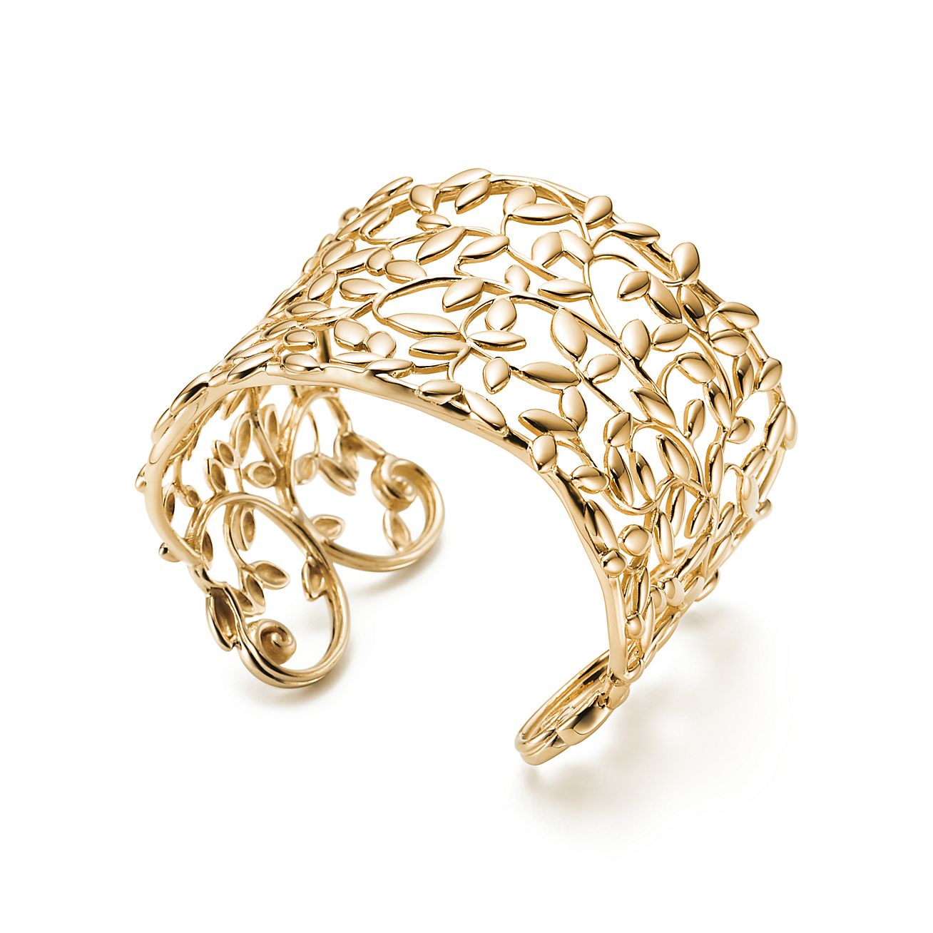 olive leaf cuff bracelet