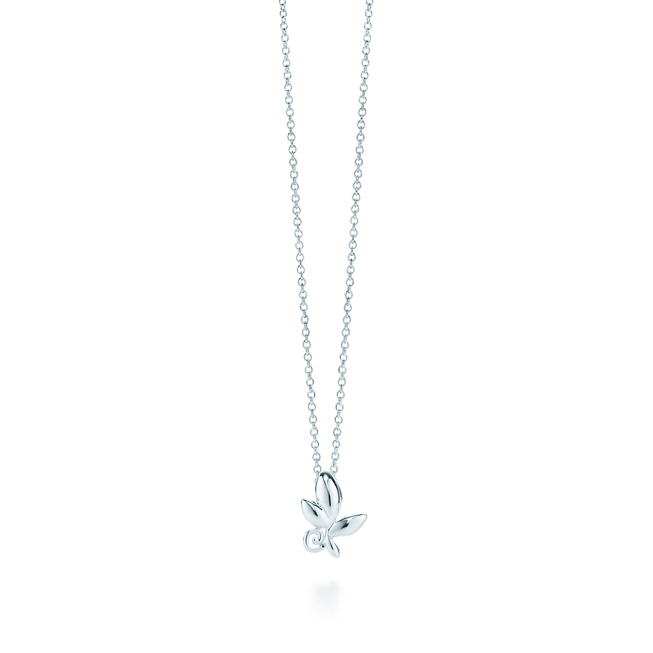 tiffany and co leaf necklace