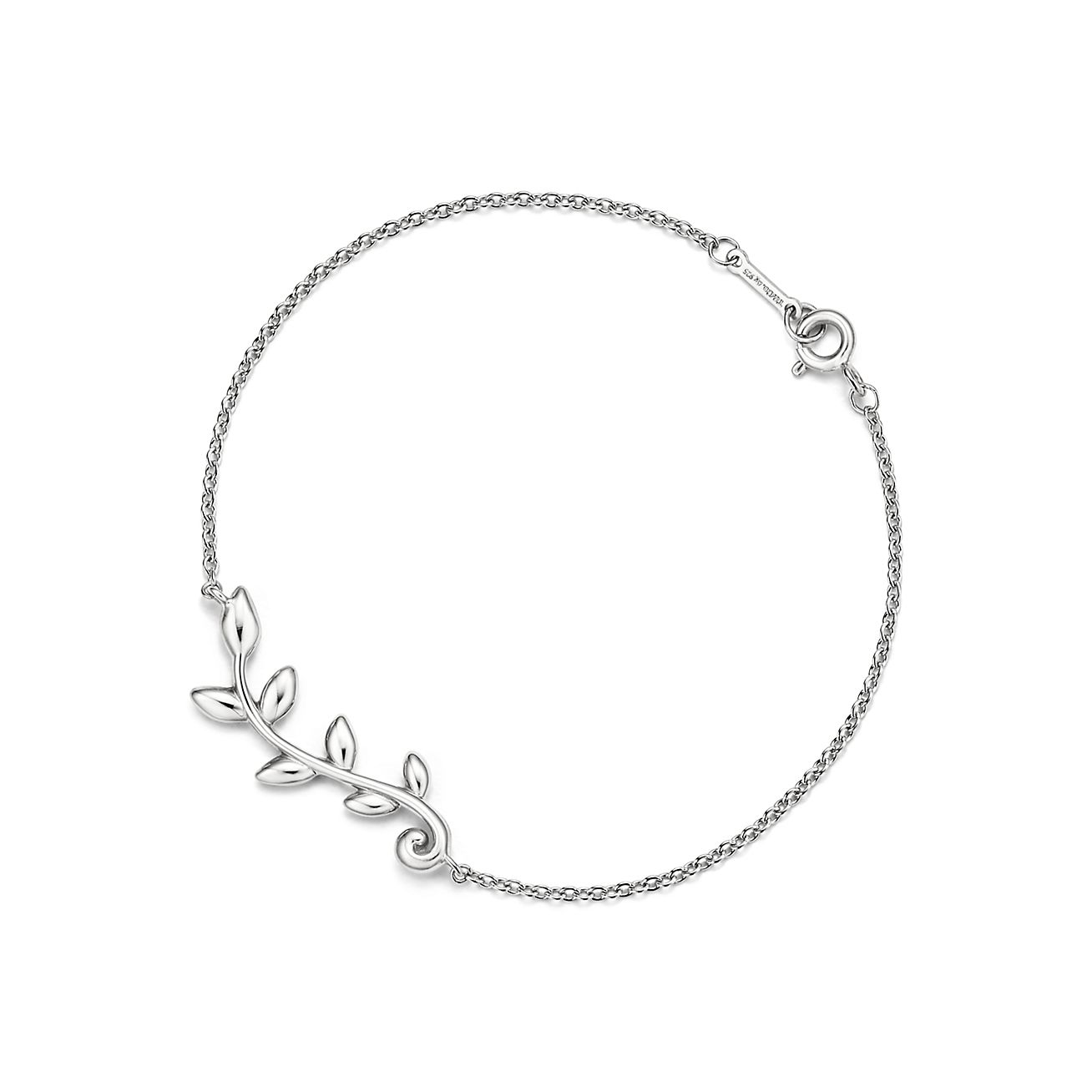 Paloma Picasso® Olive Leaf vine bracelet in sterling silver, medium.