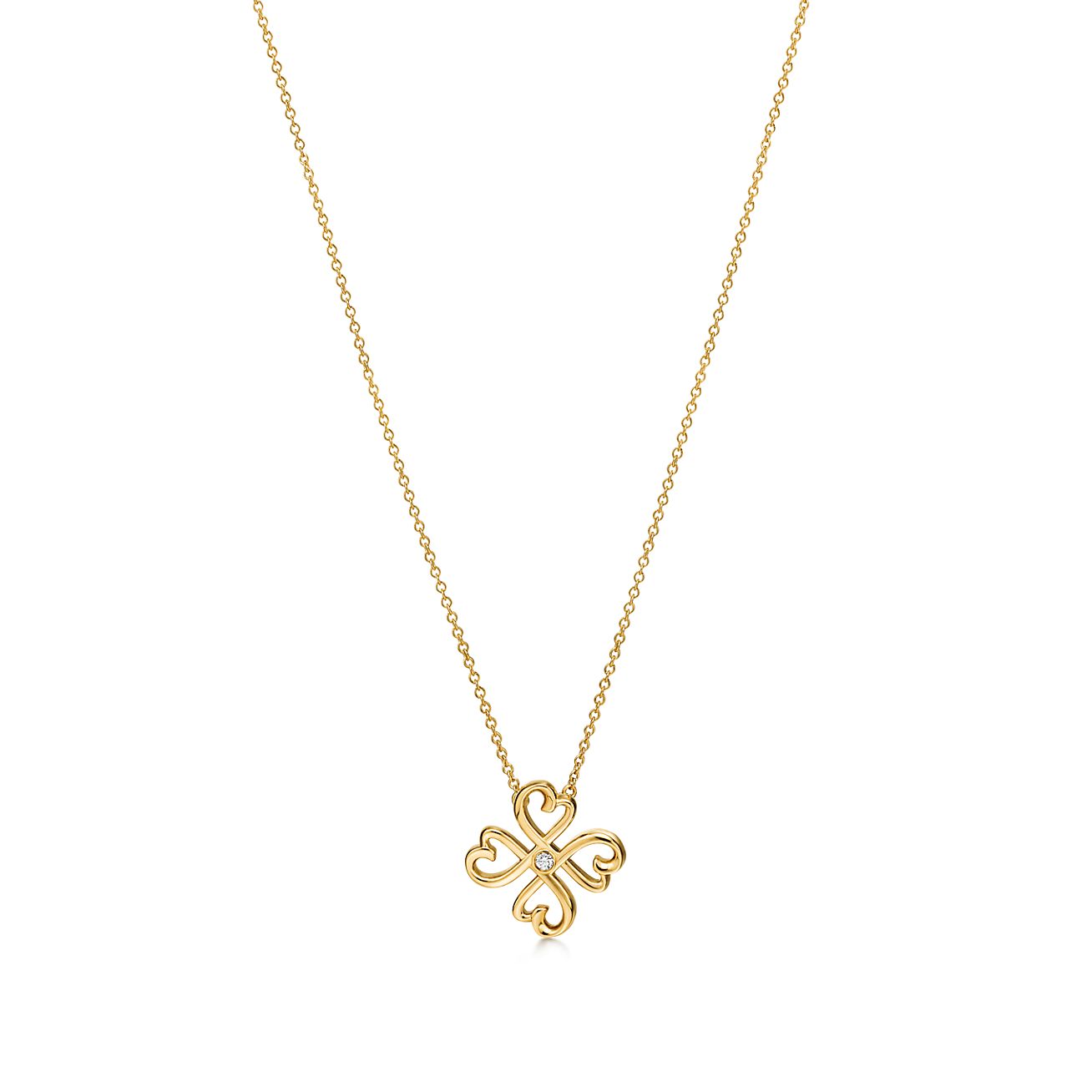 Colgante Paloma Picasso® Loving Heart en oro de 18 quilates con un