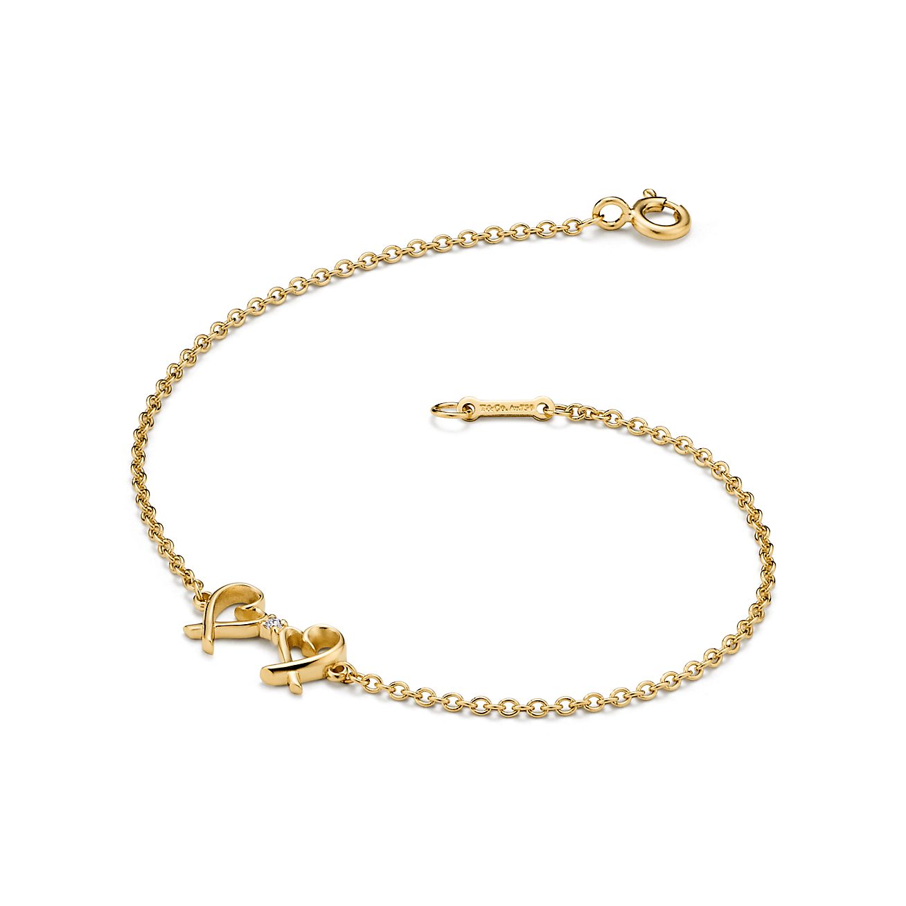 Paloma Picasso® Double Loving Heart bracelet in 18k gold