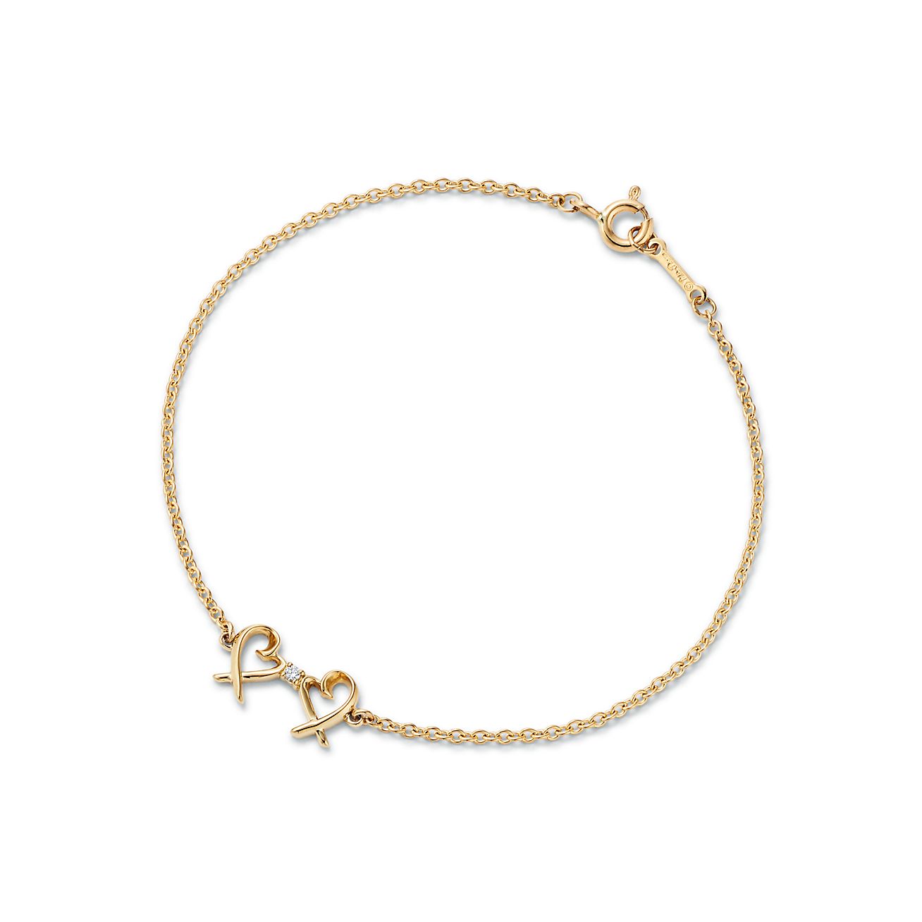 Tiffany & Co. France Paloma Picasso 18K Gold Ball Link Bracelet