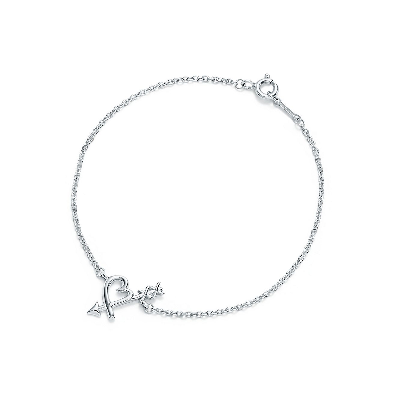 Paloma Picasso® Loving Heart arrow bracelet in sterling silver, medium ...