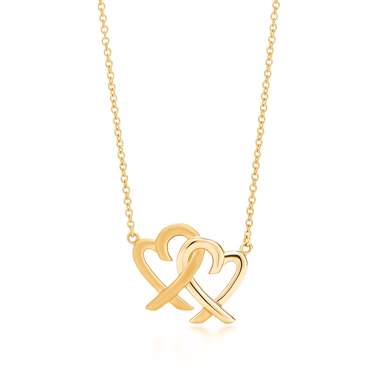 Paloma Picasso® Loving Heart interlocking pendant in 18k gold ...