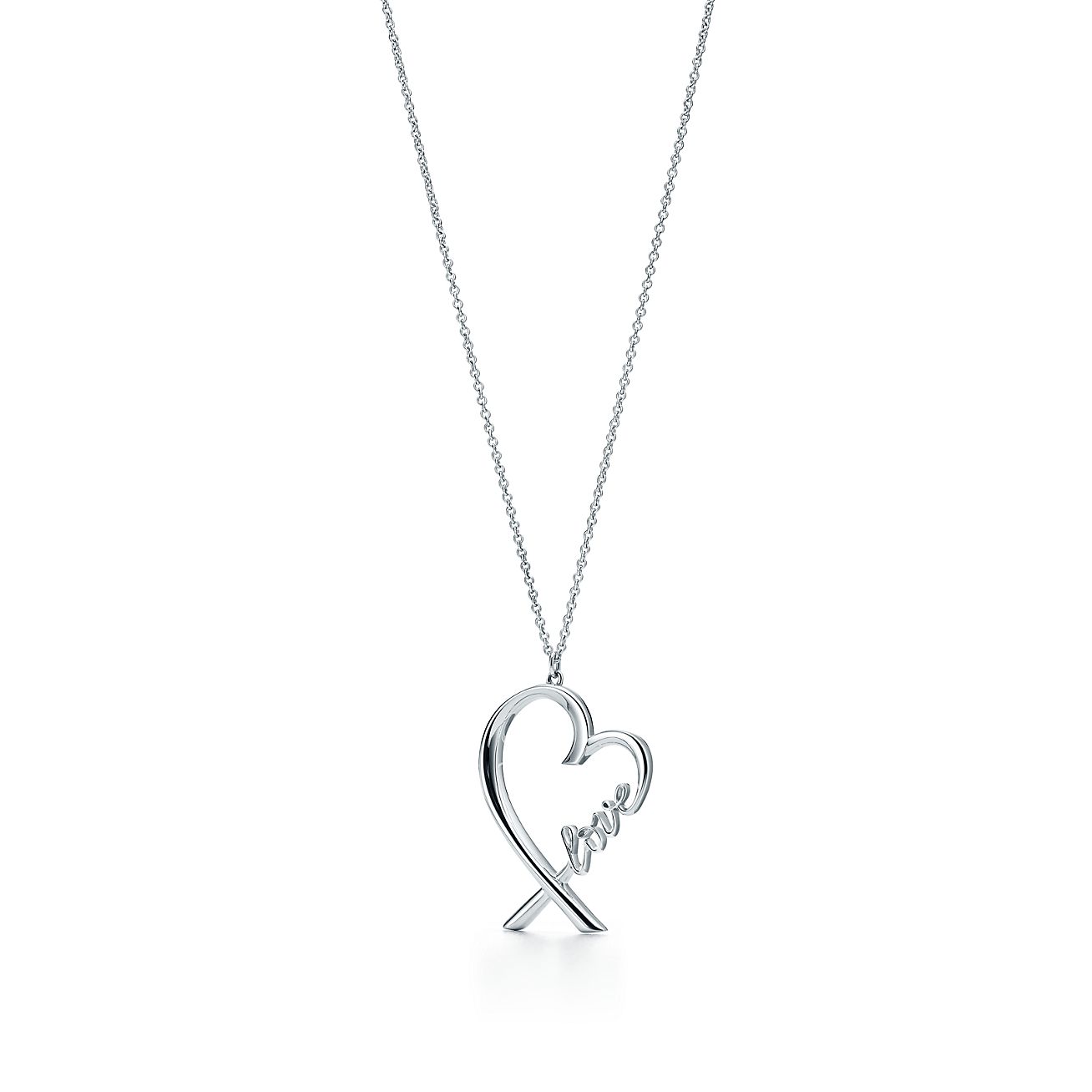 tiffany and co necklace love heart