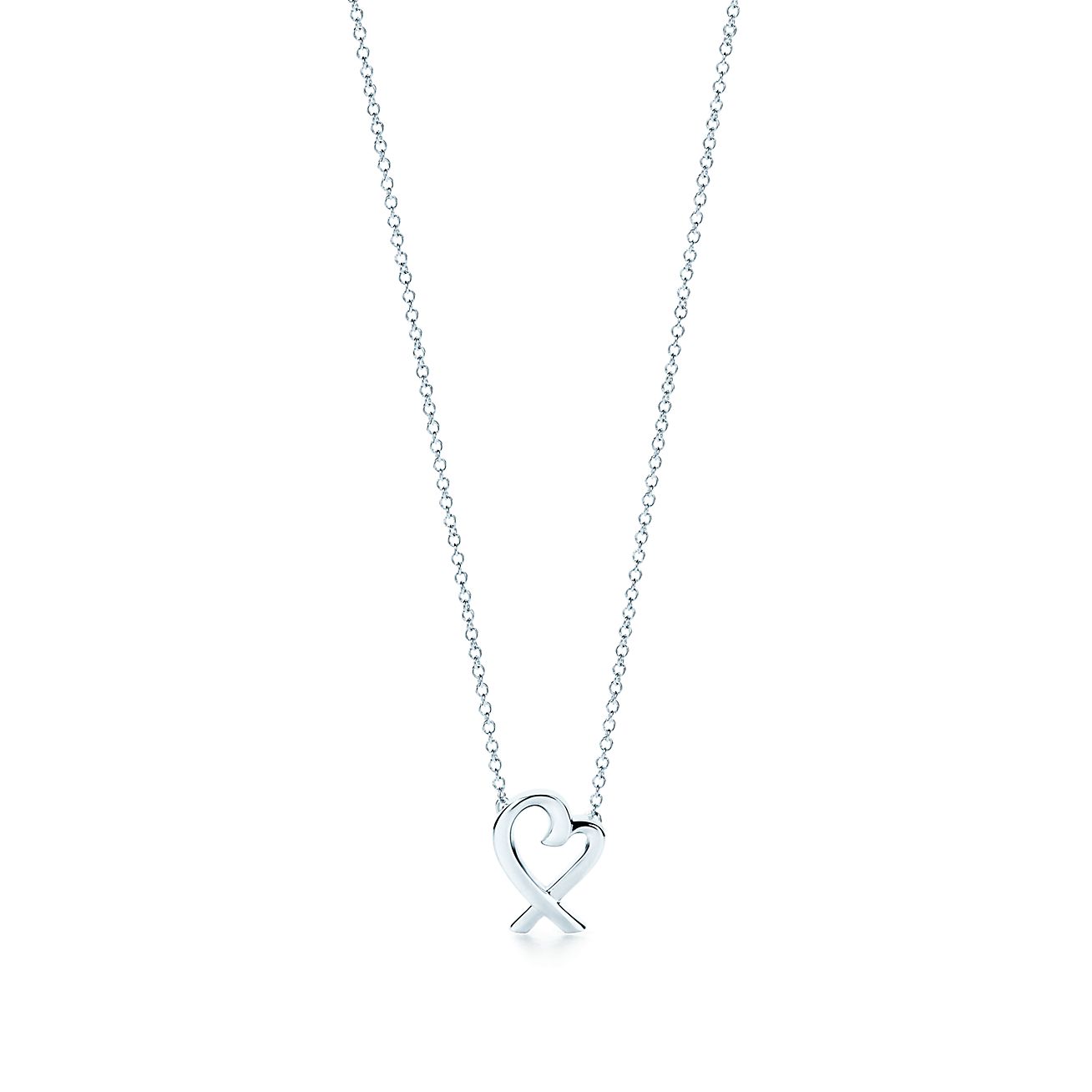 Tiffany & Co. Paloma Picasso Love ネックレス Paloma Picasso® Loving Heart Mini Pendant in Sterling Silver