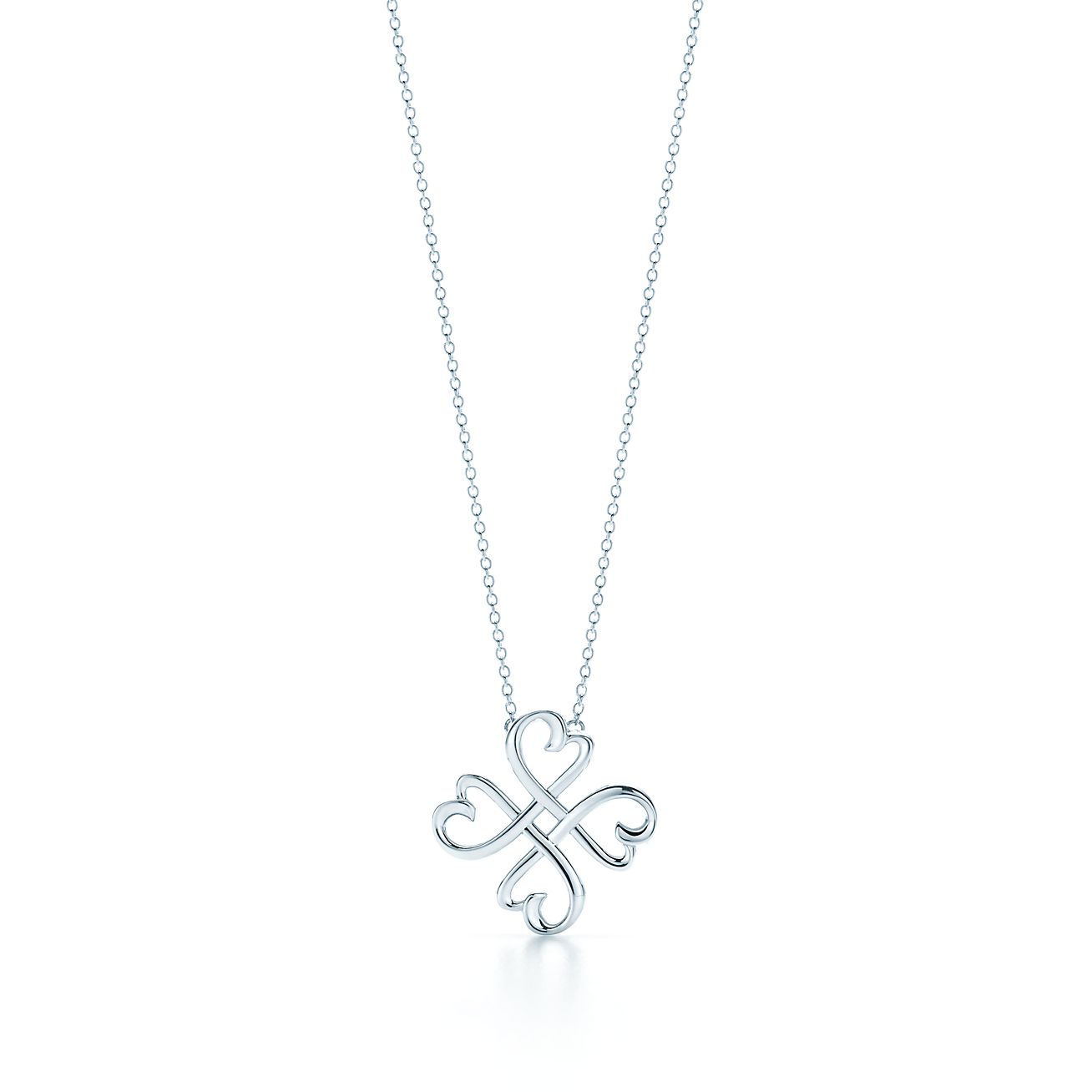 tiffany four hearts clover necklace