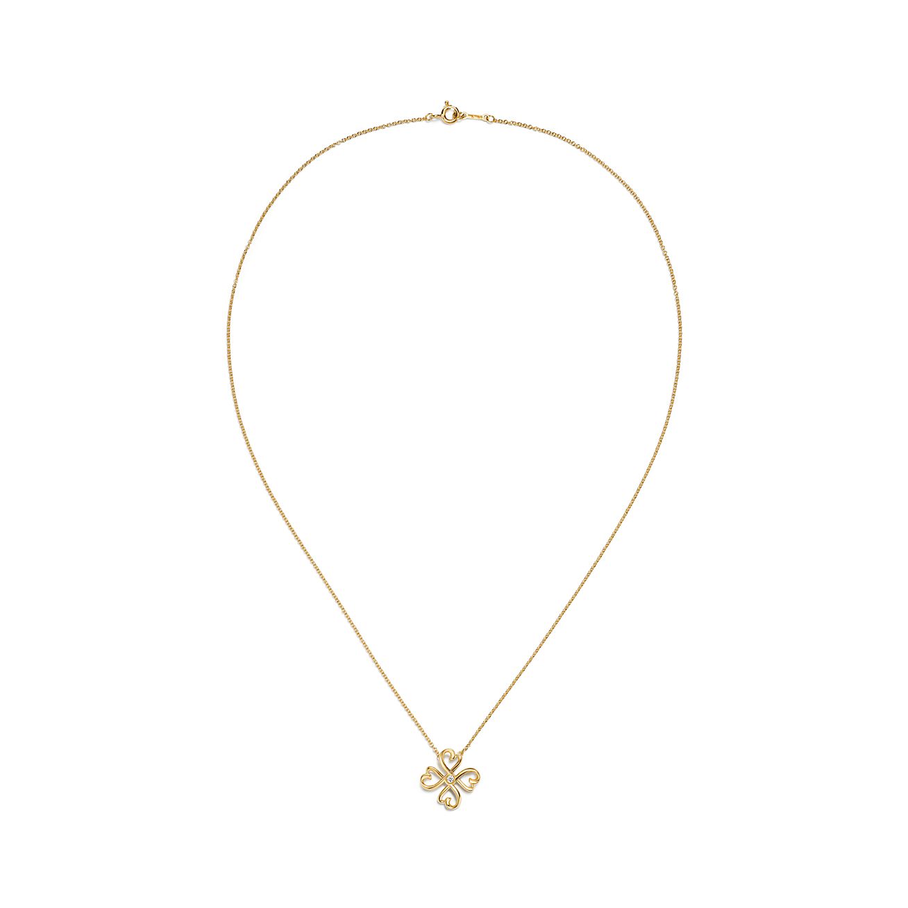 Paloma Picasso® Loving Heart pendant in 18k gold with a