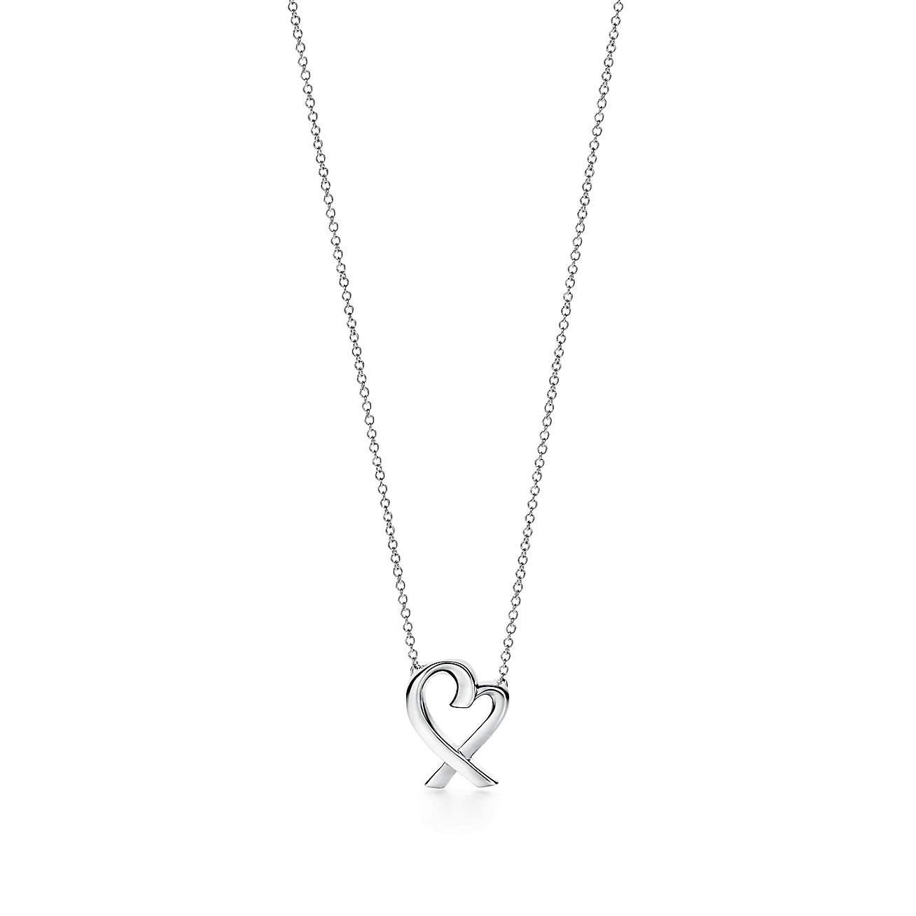 Tiffany & Co. Paloma Picasso Love ネックレス Paloma Picasso® Loving Heart Small Pendant in Sterling Silver
