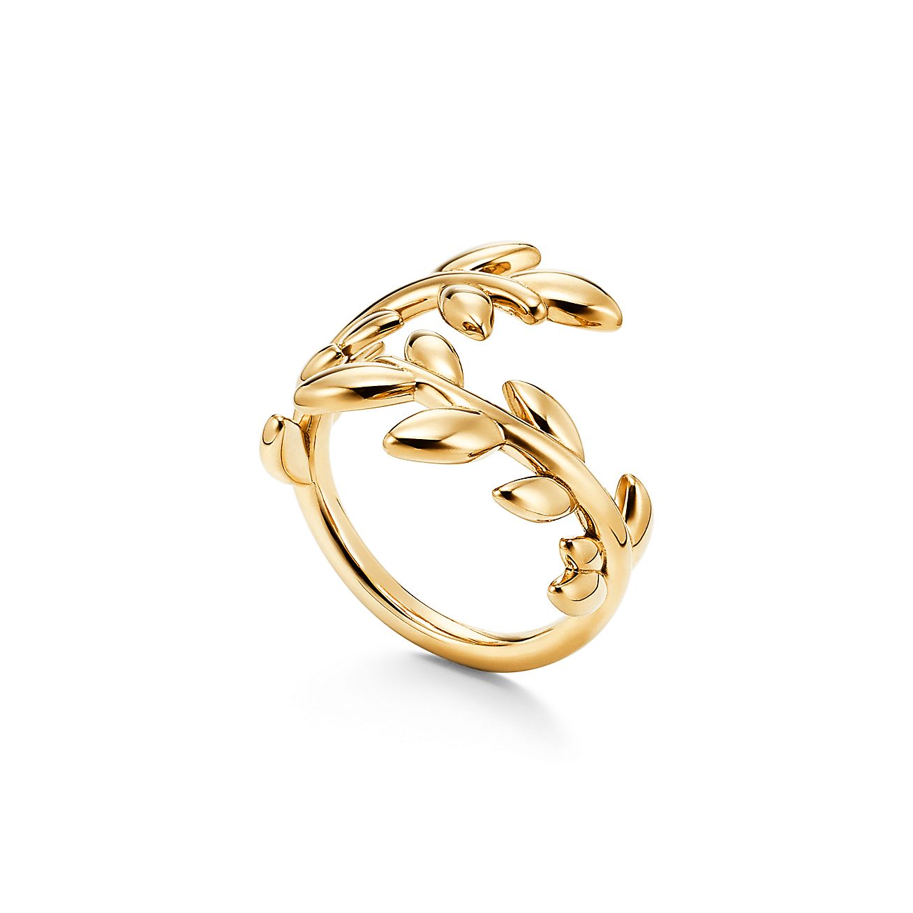 tiffany olive leaf ring gold