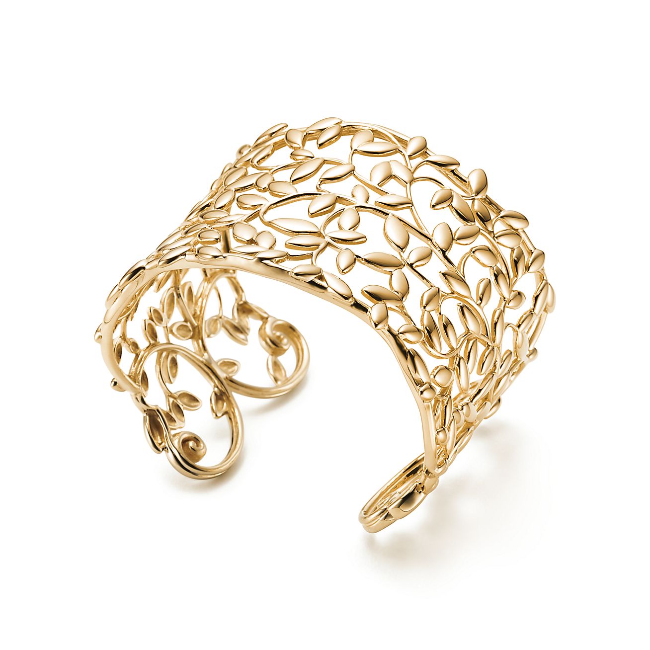 Paloma Picasso® Olive Leaf cuff in 18k gold, medium.