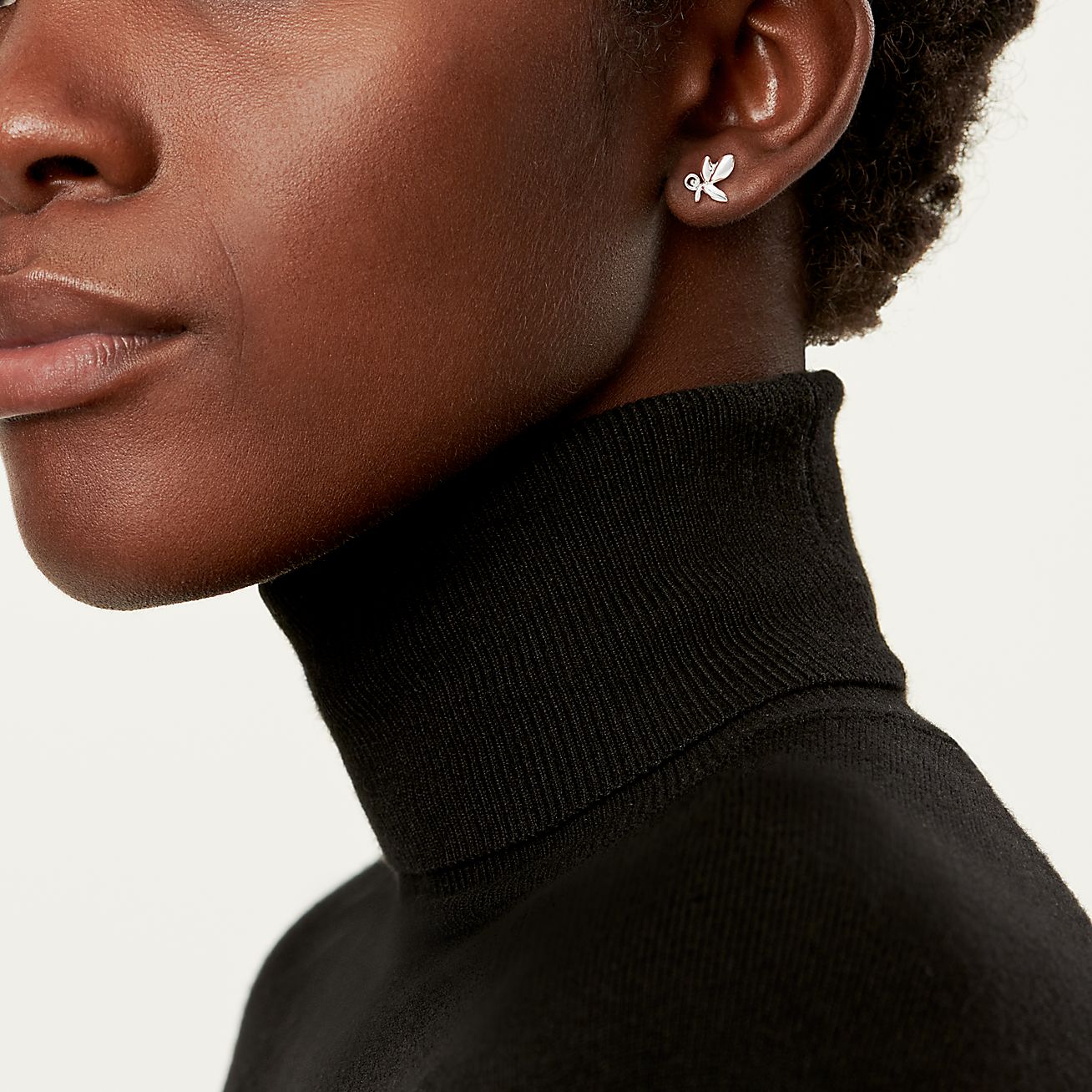 Paloma Picasso® Olive Leaf earrings in sterling silver. | Tiffany & Co.