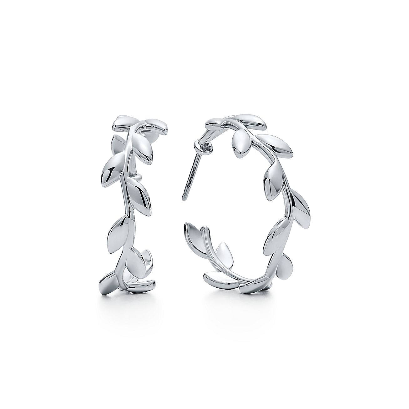 Paloma Pico Olive Leaf Hoop Earrings In Sterling Silver Paloma Pico Olive Leaf Hoop Earrings In Sterling Silver Tiffany Co