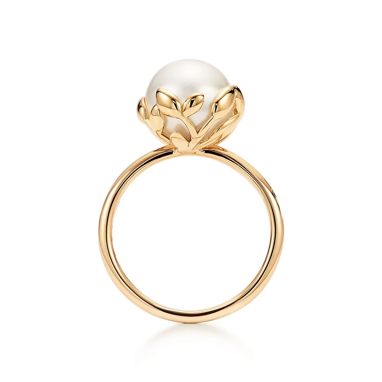 paloma picasso olive leaf pearl ring