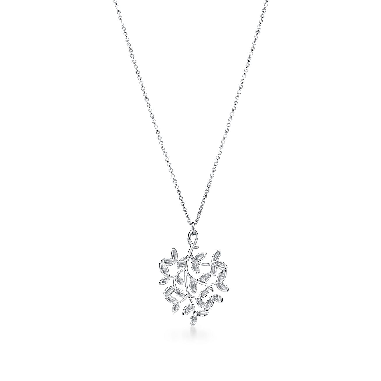 Paloma Picasso® Olive Leaf pendant in sterling silver, small 