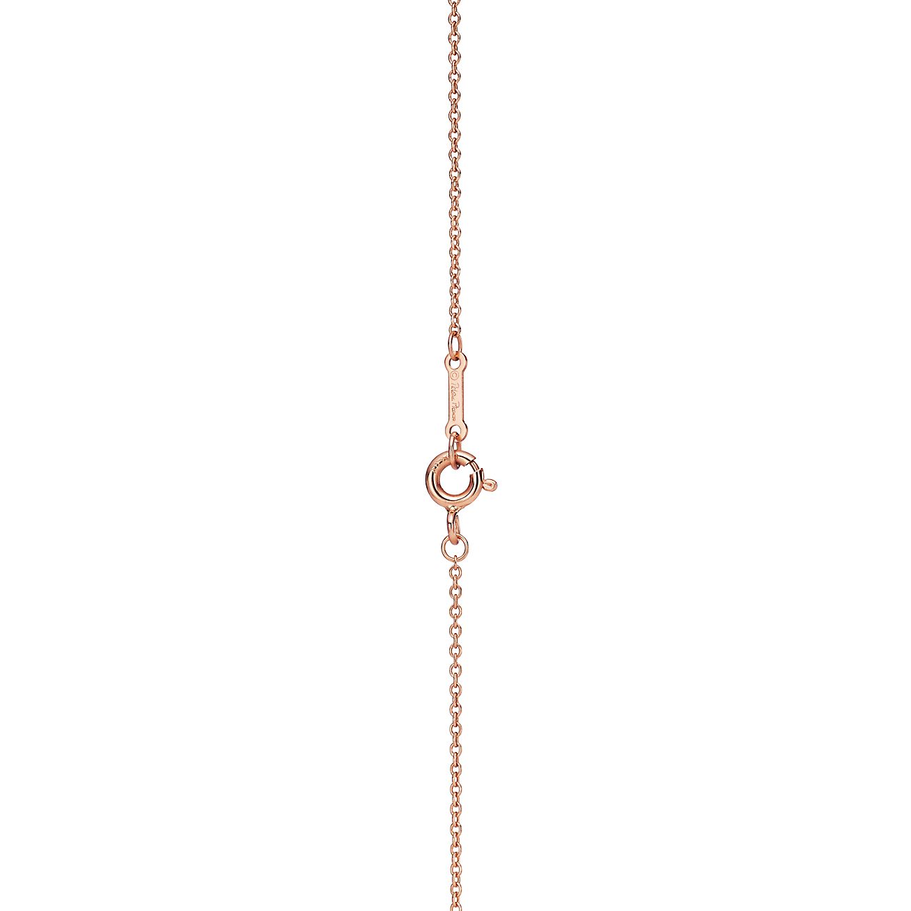 Paloma Picasso® Olive Leaf pendant in 18k rose gold, small