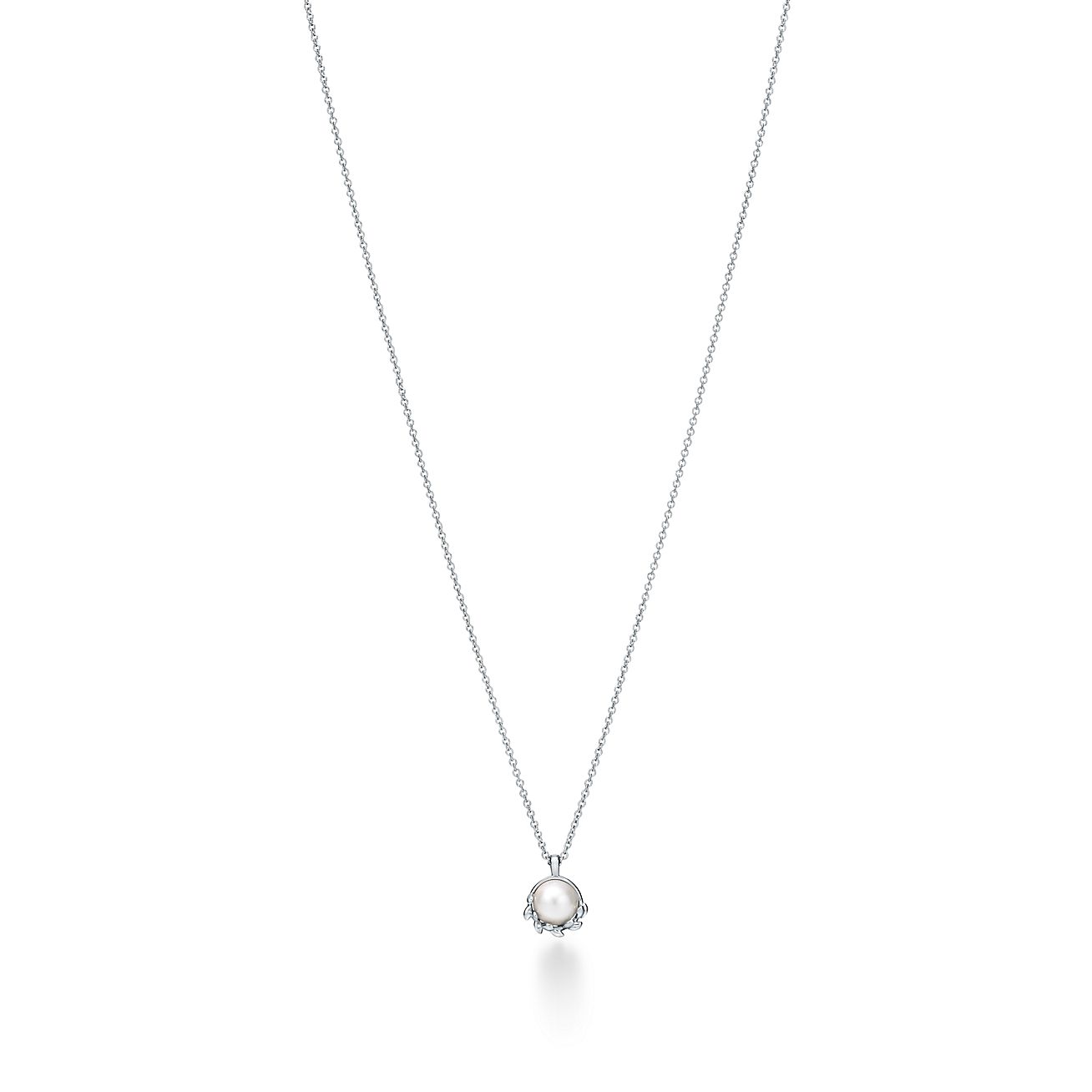 Leaf and Pearl Necklace Leaf and Pearl Necklace