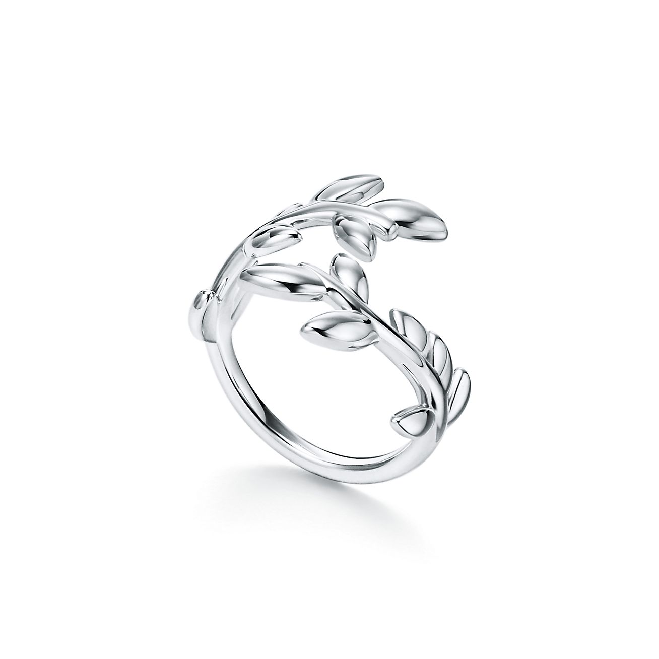 tiffany olive leaf bypass ring