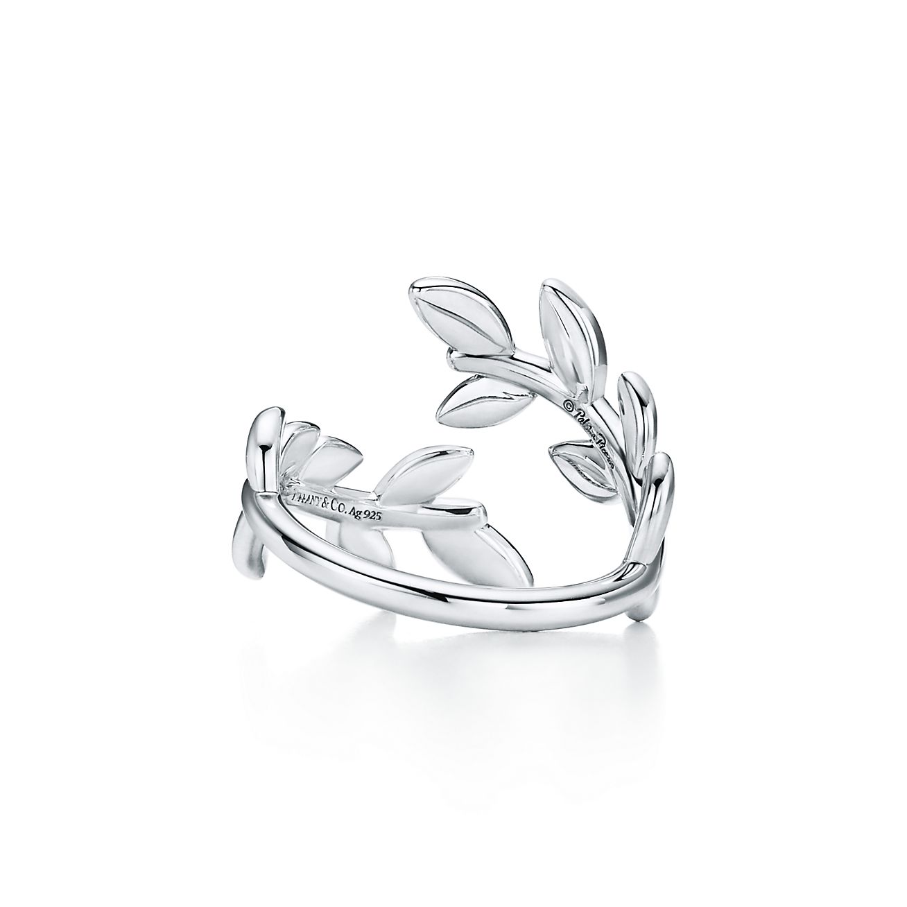 tiffany olive leaf bypass ring