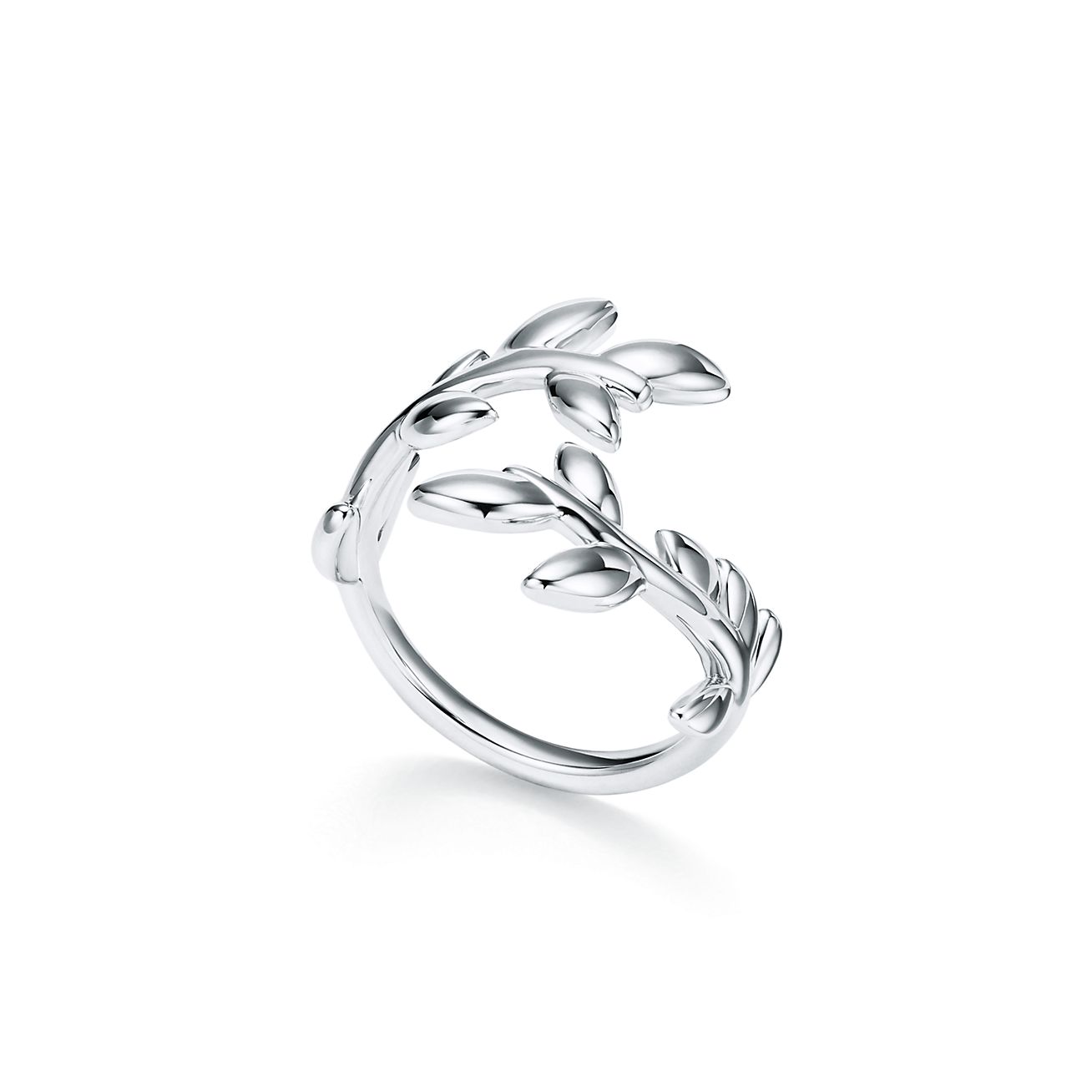 tiffany olive leaf bypass ring