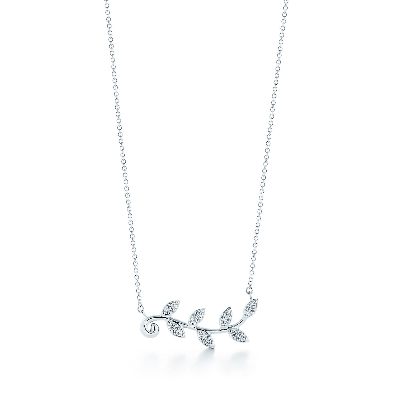tiffany and co olive leaf necklace