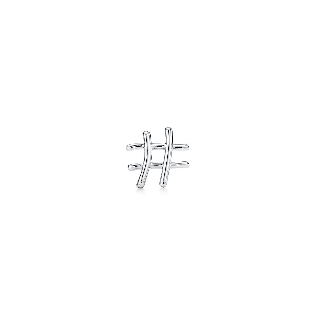 INOX Mens Jewelry Stainless Steel & Gold IP with Hashtag CZ Square Cut Stud  Earrings - Vaden Jewelers