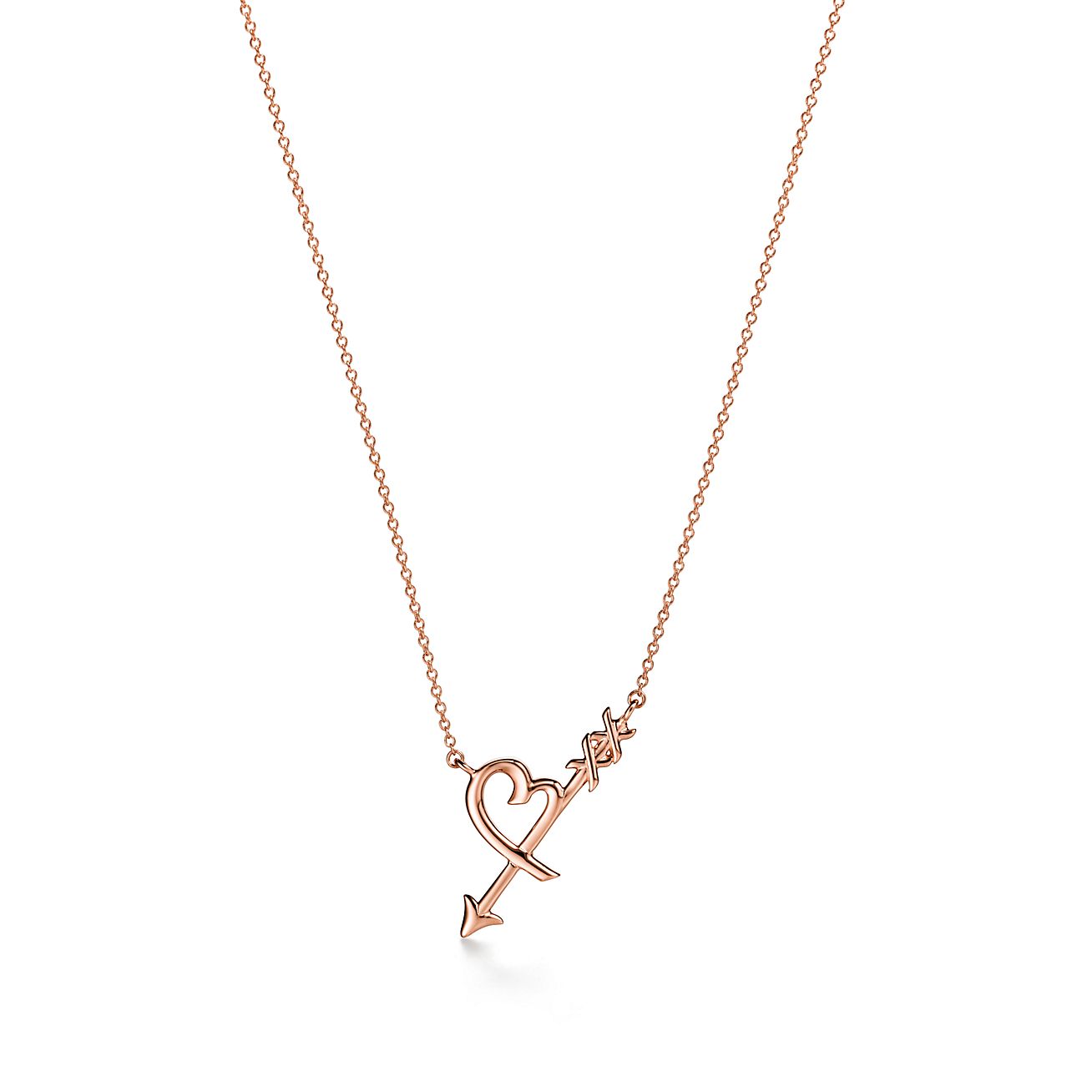 Tiffany & Co. ハート&アローペンダント Paloma's Graffiti Sterling Silver Heart & Arrow Pendant