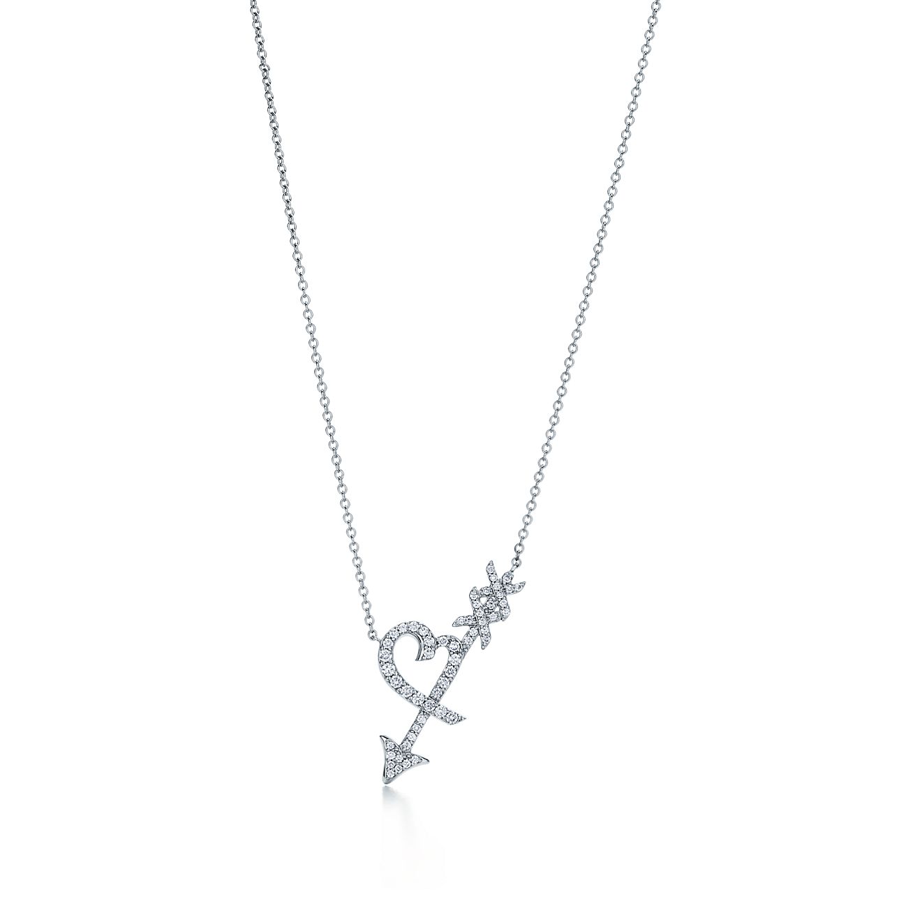 tiffany arrow necklace