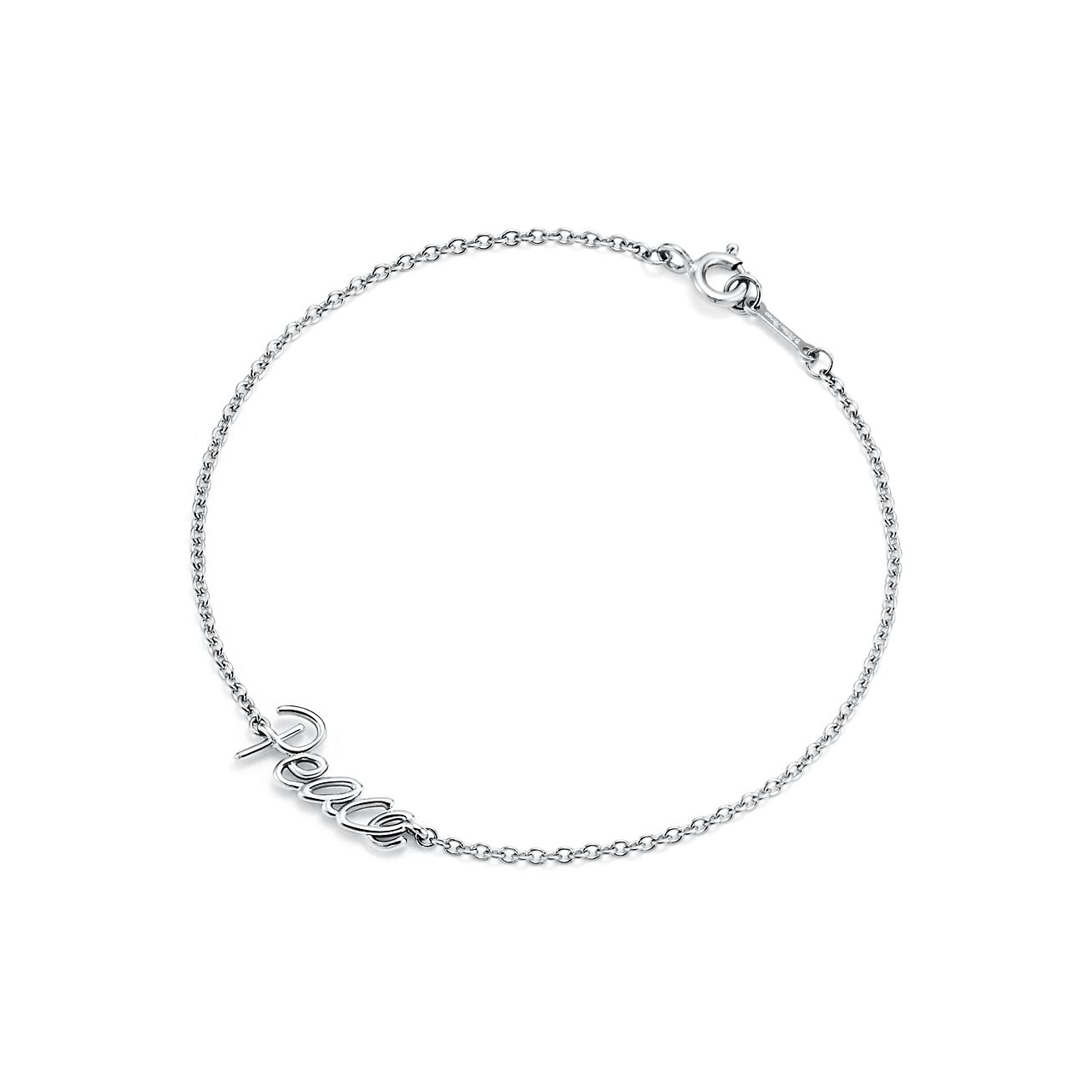Paloma's Graffiti peace bracelet in sterling silver, medium. | Tiffany ...