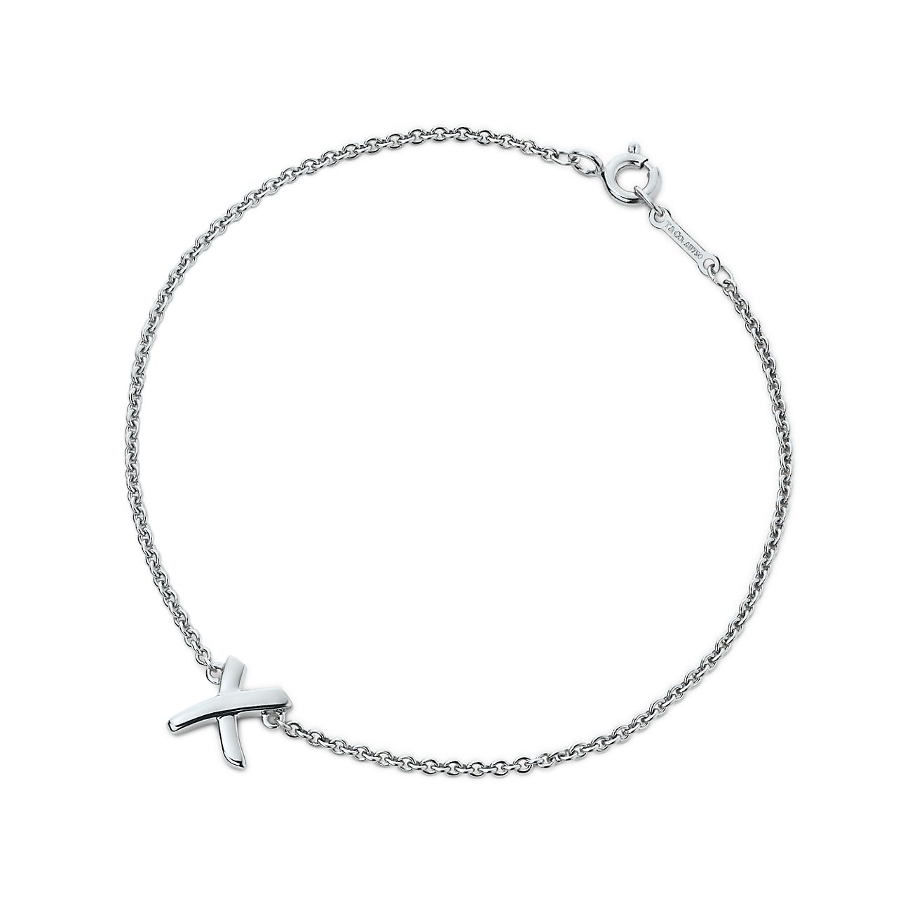 Paloma's Graffiti X bracelet in sterling silver, large. | Tiffany & Co.