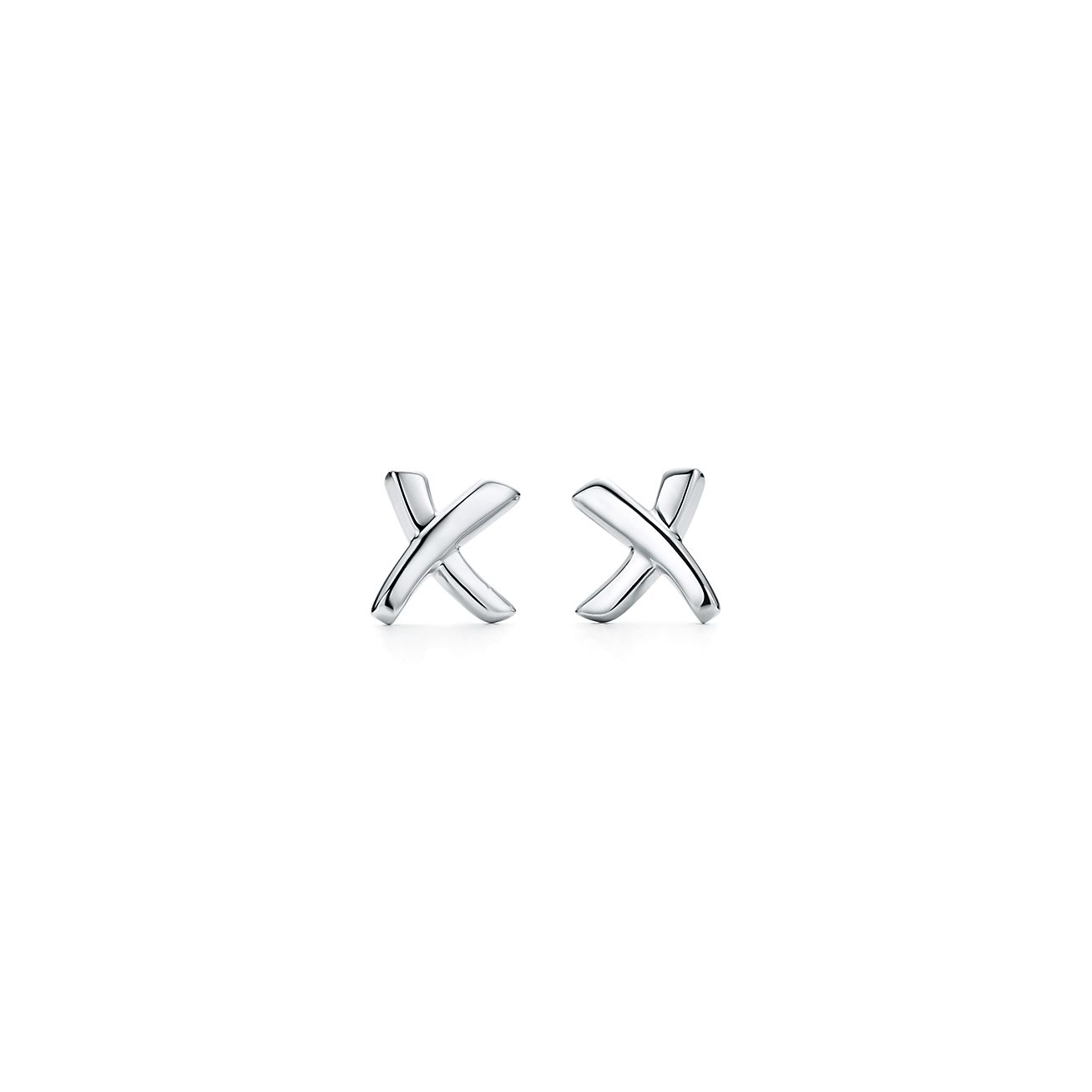 Paloma's Graffiti X earrings in sterling silver, small. | Tiffany & Co.