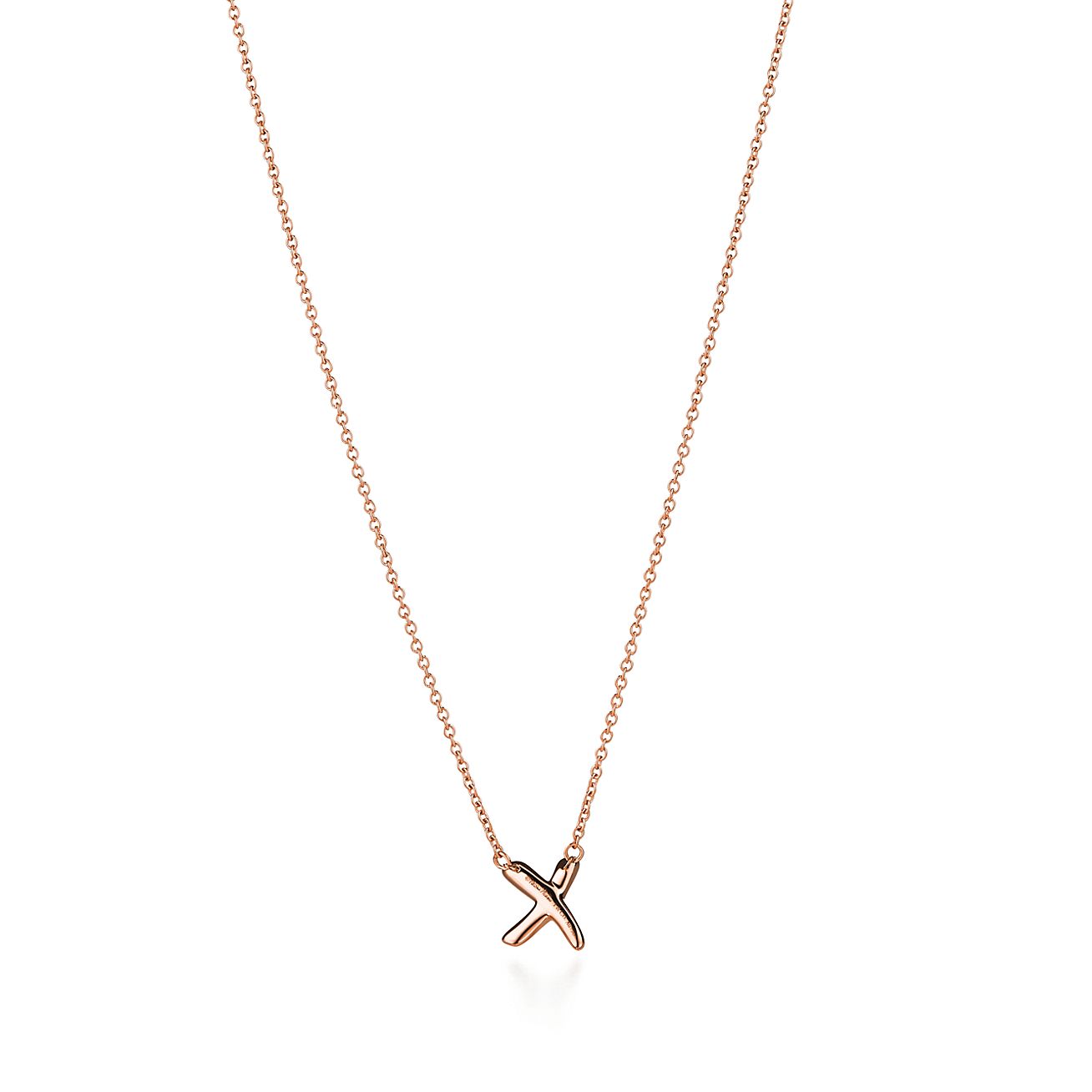 tiffany x necklace