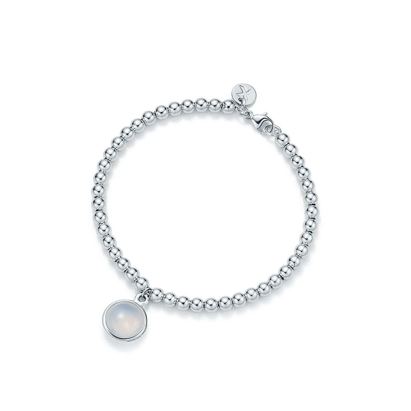 Paloma's Sugar Stacks bracelet in sterling silver with a milky quartz ...