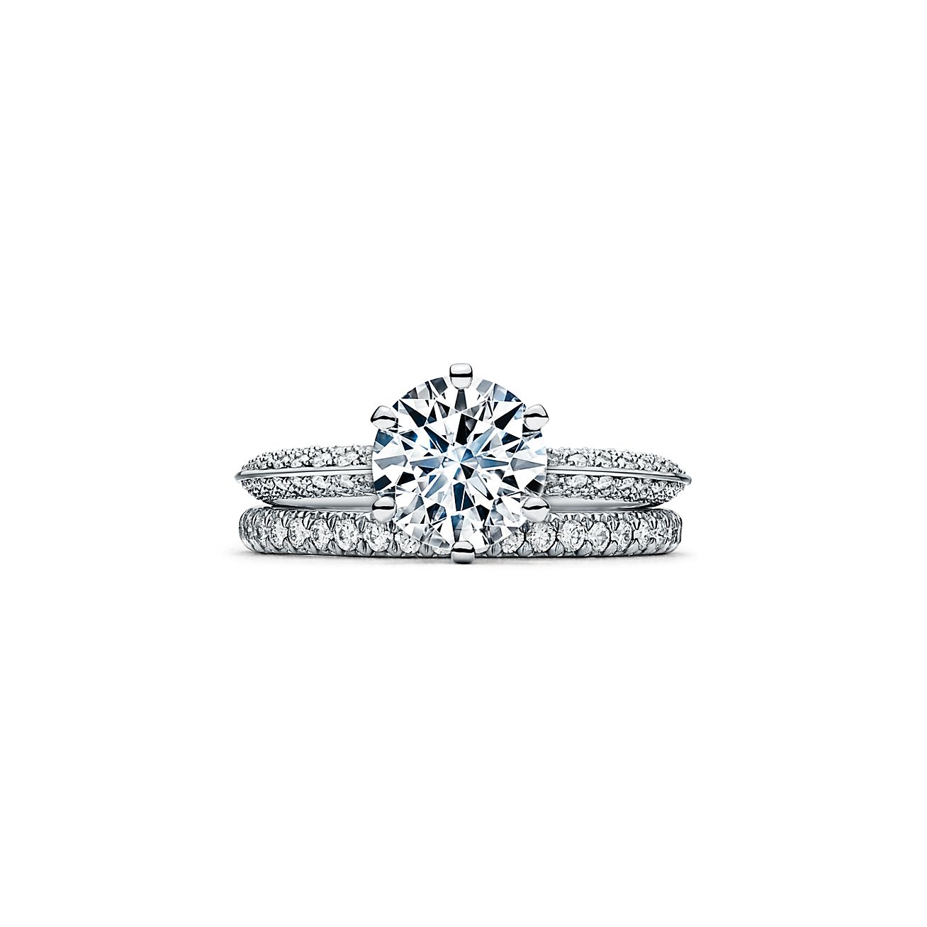 Tiffany pave store diamond band