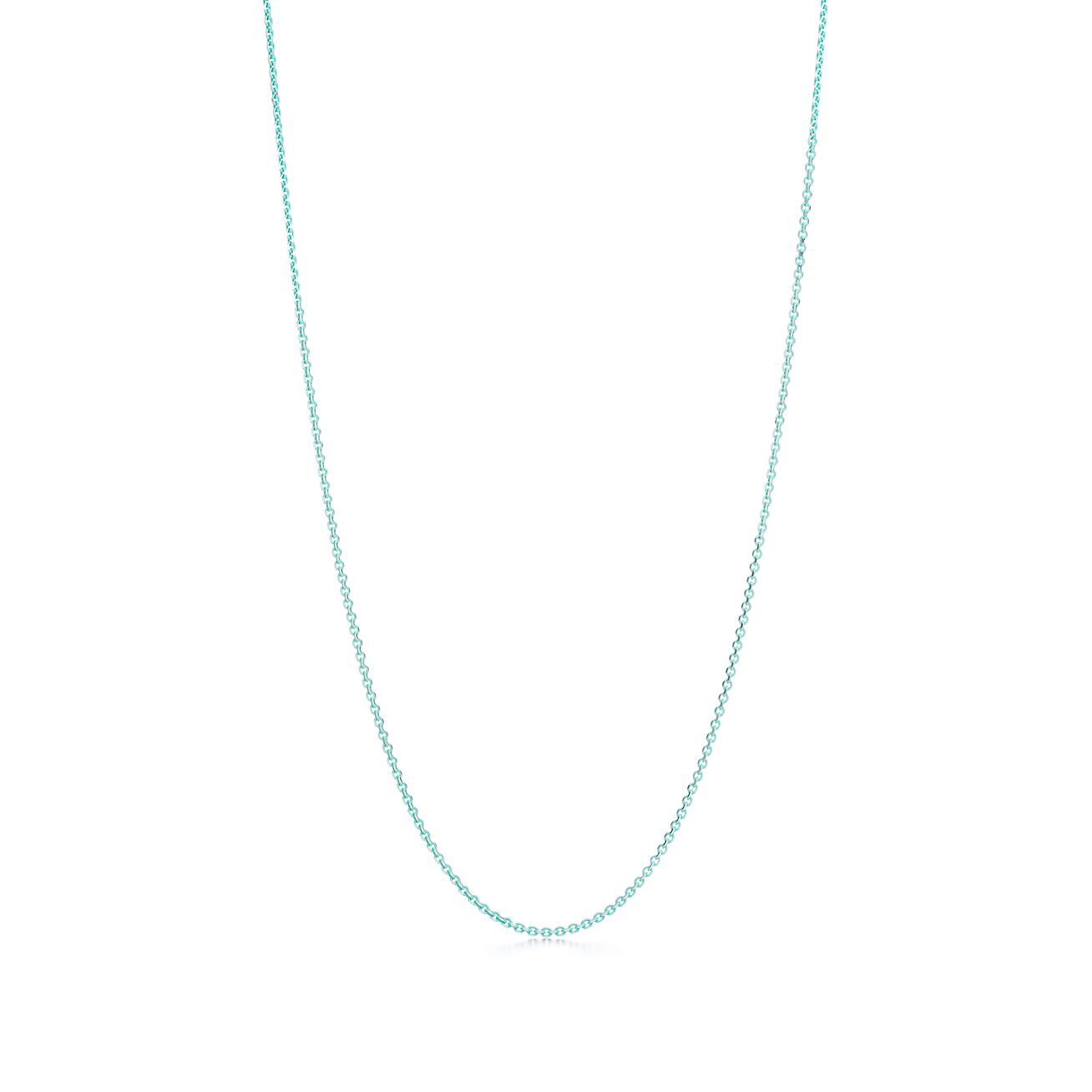 blue pendant chain necklace