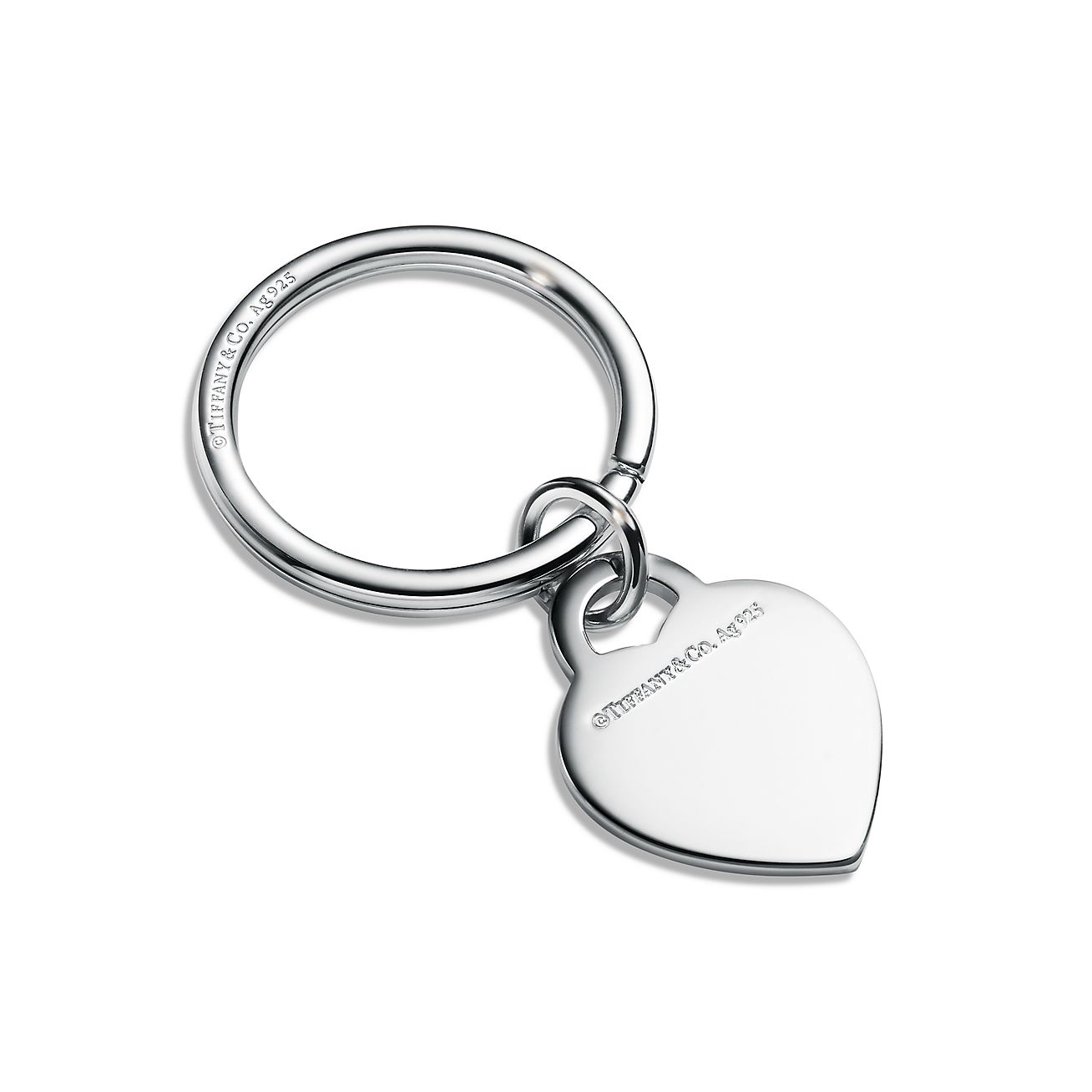 Heart tag clearance key ring