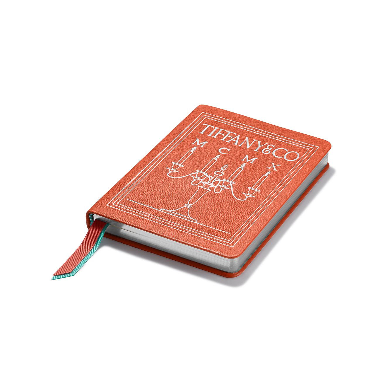 Personal Essentials Notebook in Carnelian Orange Leather | Tiffany
