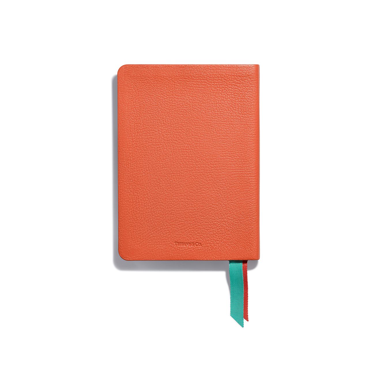 Personal Essentials Notebook in Carnelian Orange Leather | Tiffany