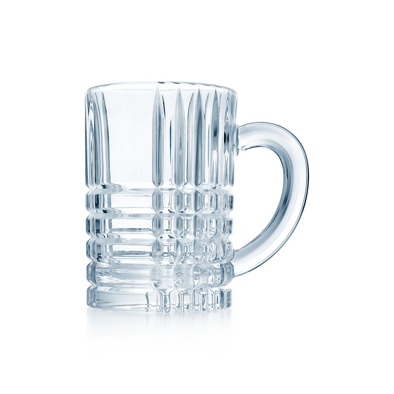 Plaid Beer Mug In Crystal Tiffany Co