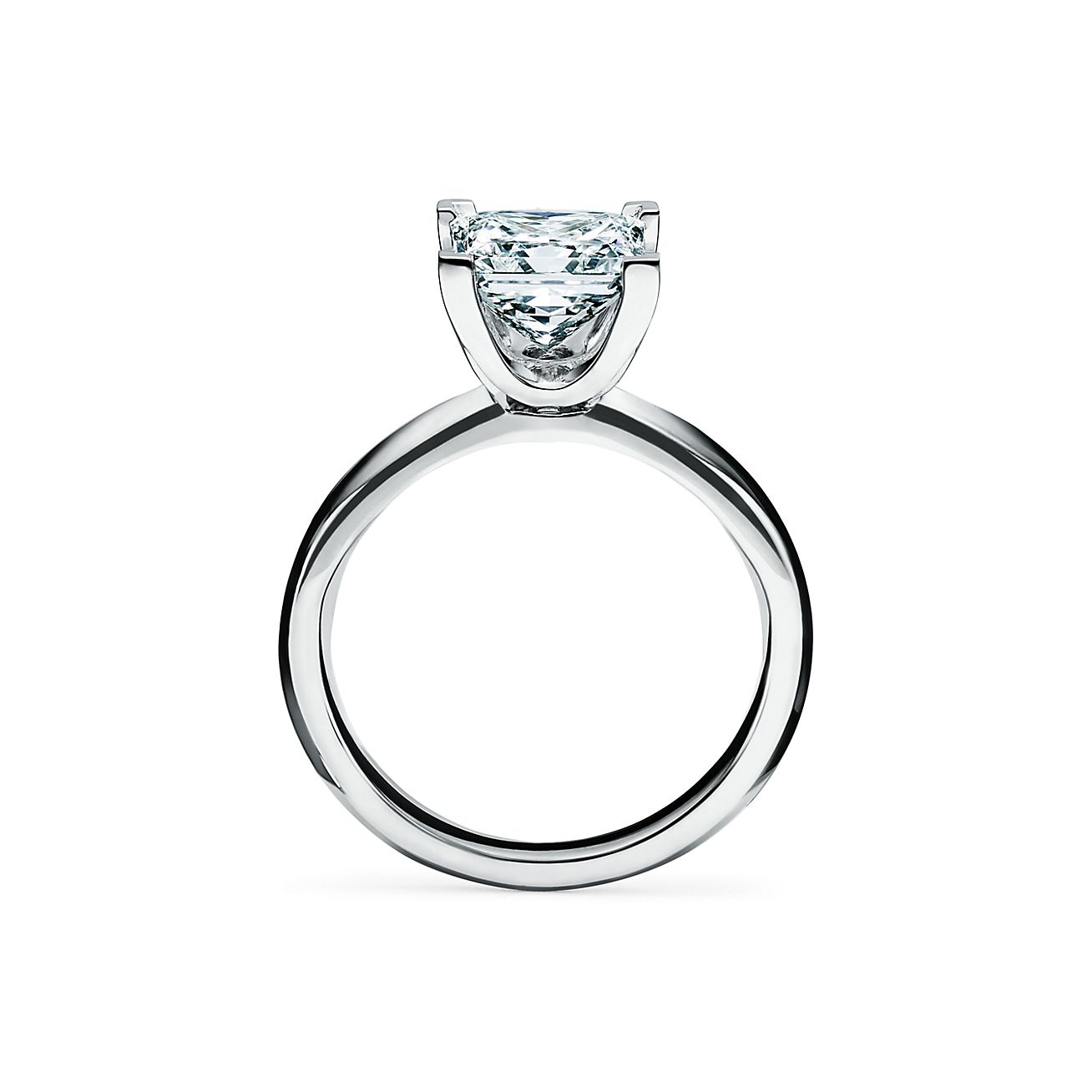 Platinum Tiffany & Co. 0.66 Carat E VS1 Round Diamond Solitaire Engage –  WeilJewelry