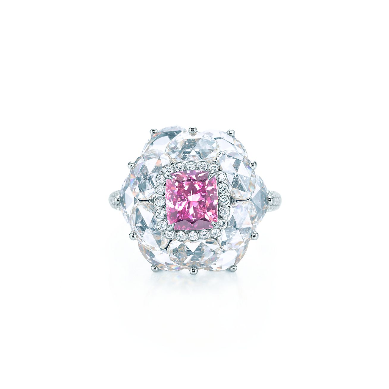 14k White Gold Custom Purple Sapphire And Diamond Engagement Ring #102080 -  Seattle Bellevue | Joseph Jewelry