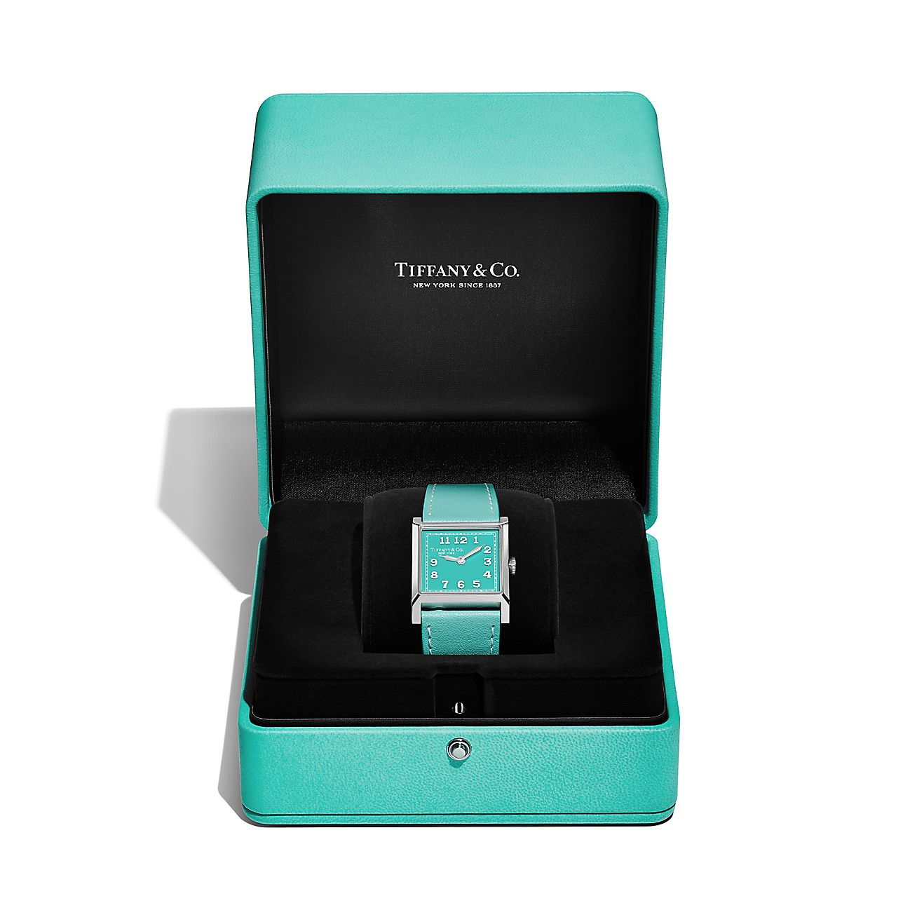 Union Square 27 mm Watch in Steel with a Tiffany Blue® Dial - Alternate shot 1 - Alternate shot 2 - Alternate shot 3 - Alternate shot 4