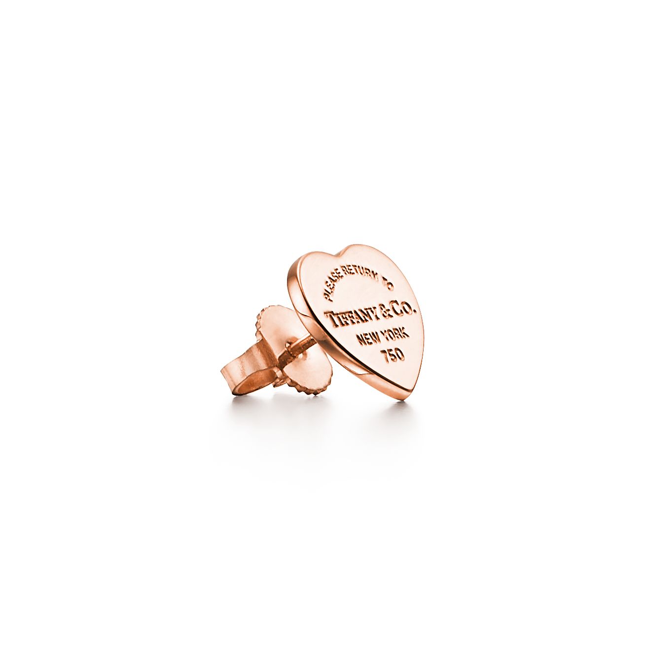 tiffany heart tag earrings