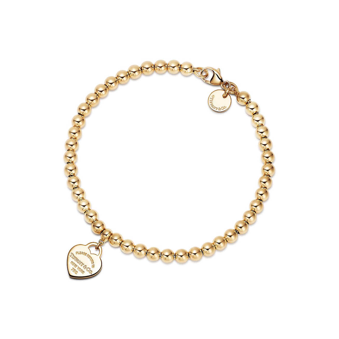 tiffany bracelet heart gold