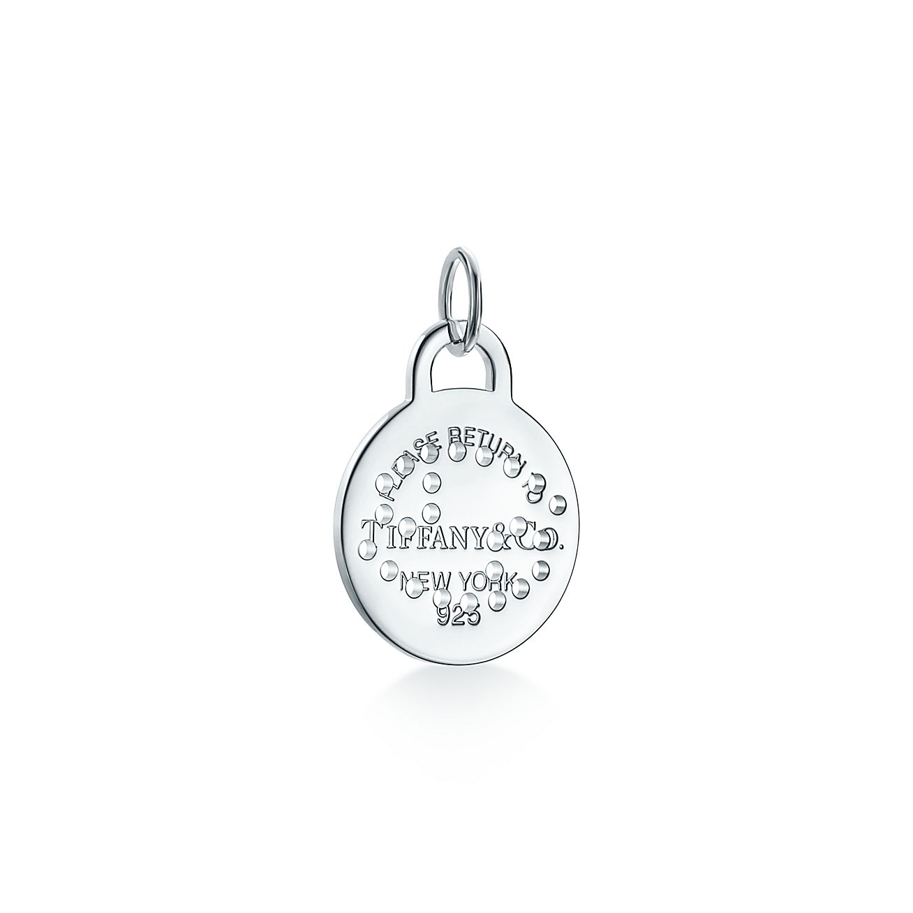 Charm Con Insignia Redonda De Cancer Return To Tiffany En Plata De Ley Grande Tiffany Co