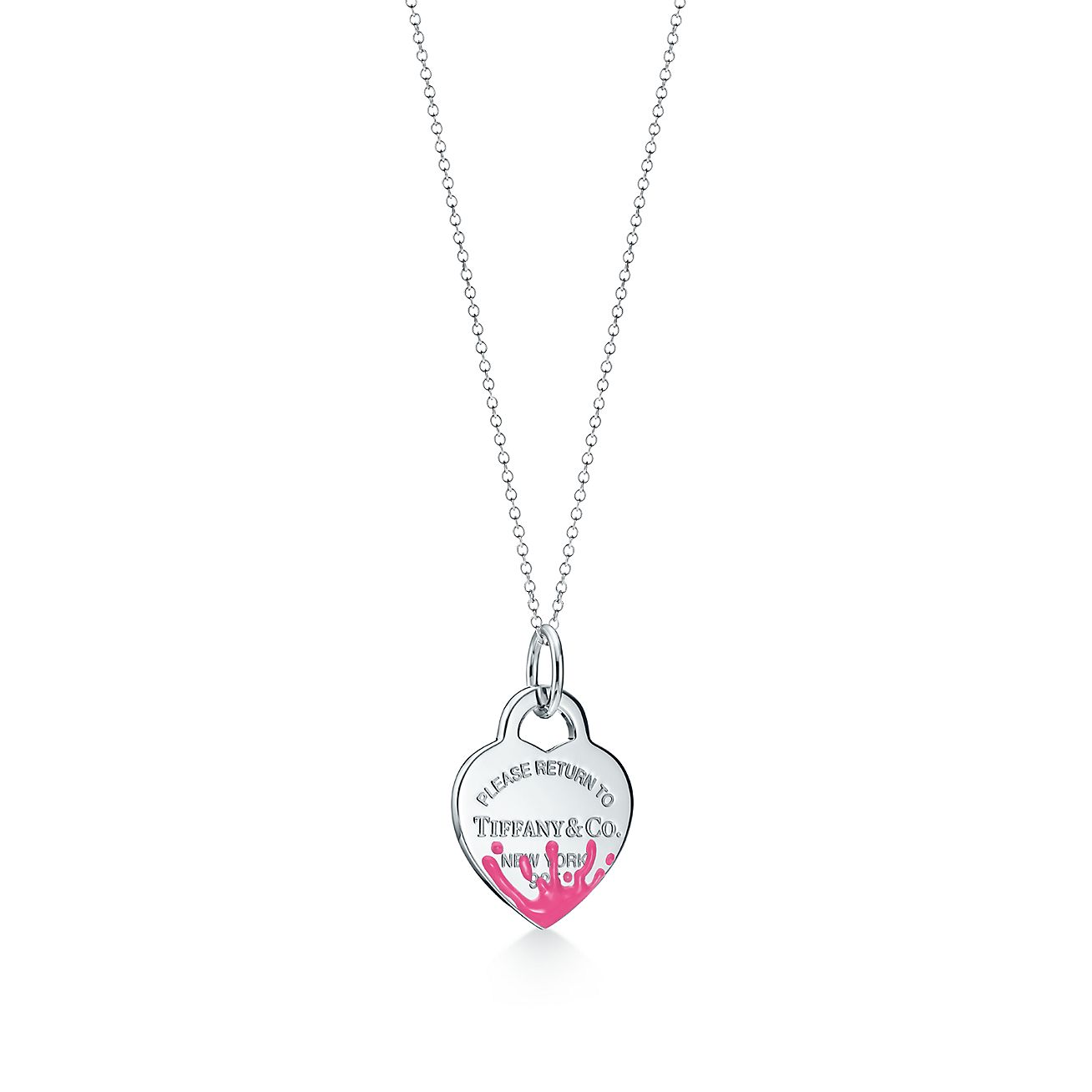 Dije Con Placa De Corazon Y Color Return To Tiffany Plata Fina Mediano Tiffany Co Shop with afterpay on eligible items. return to tiffany dije con placa de corazon con toque de color
