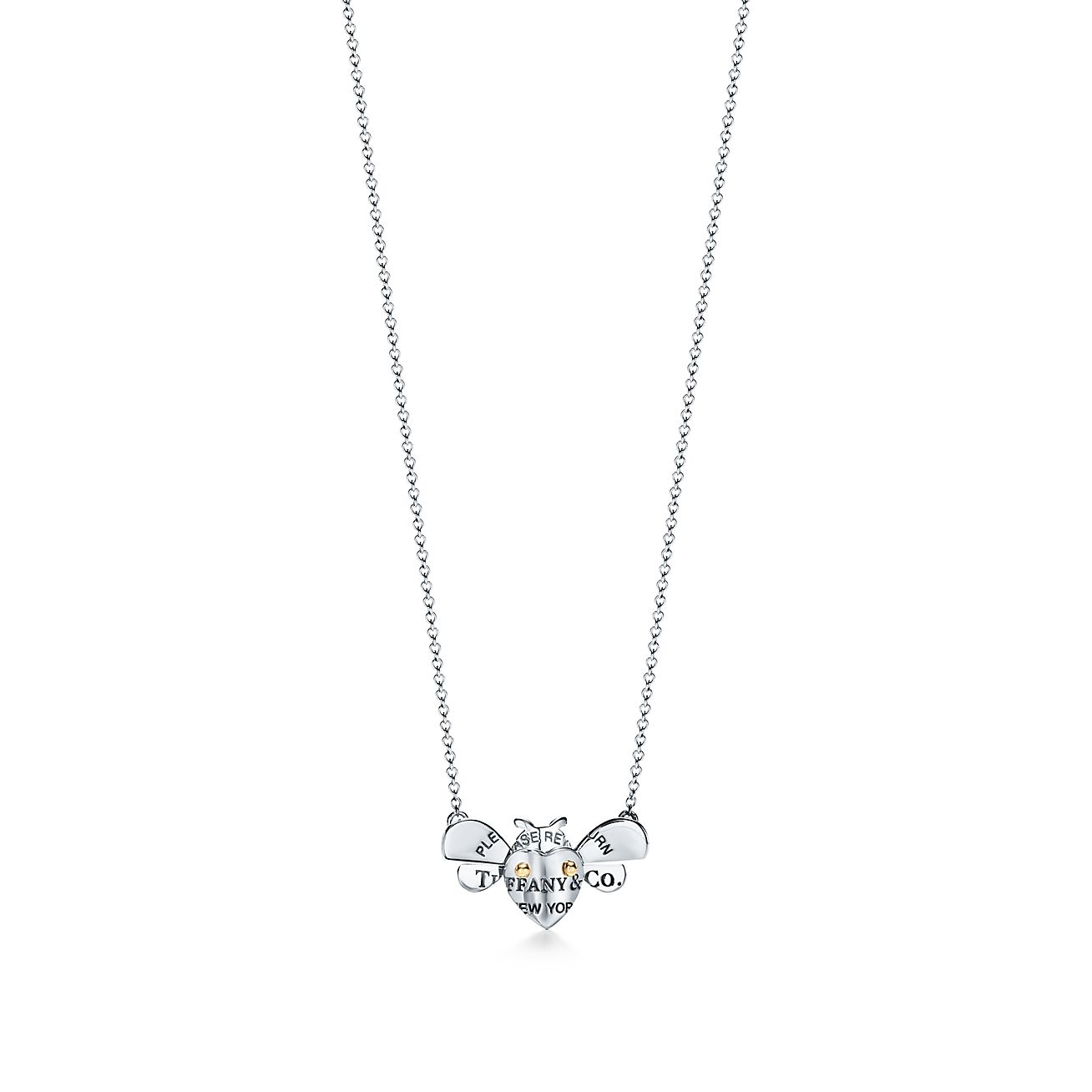 Tiffany love bug necklace